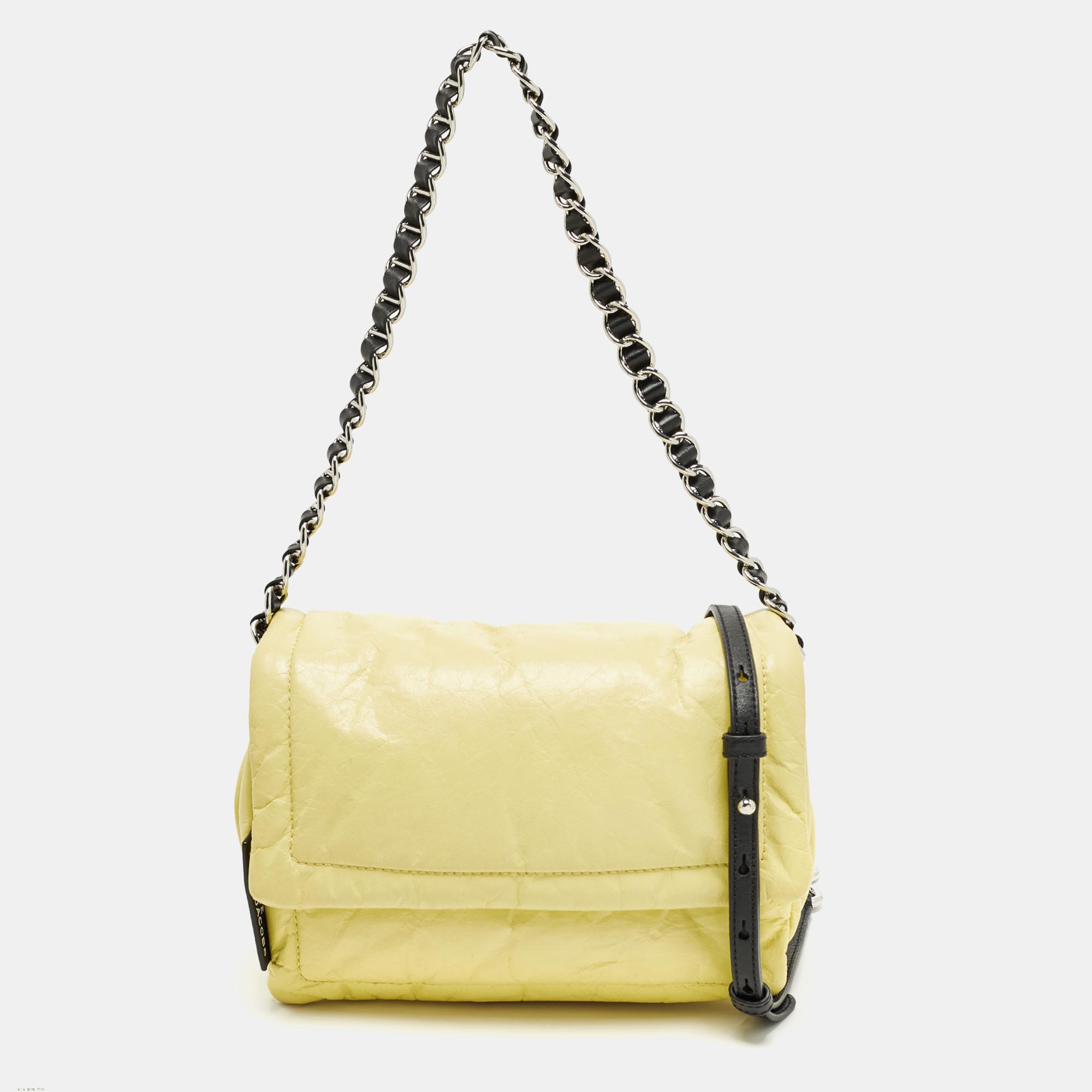 Marc Jacobs The Pillow Yellow/Black Leather Shoulder Bag
Marc Jacobs The Pillow Yellow/Black Leather Shoulder Bag