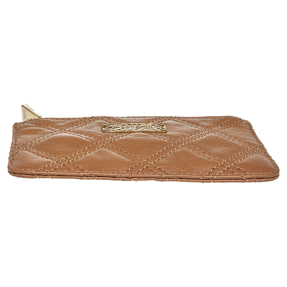 Marc Jacobs Beige Quilted Leather Wallet