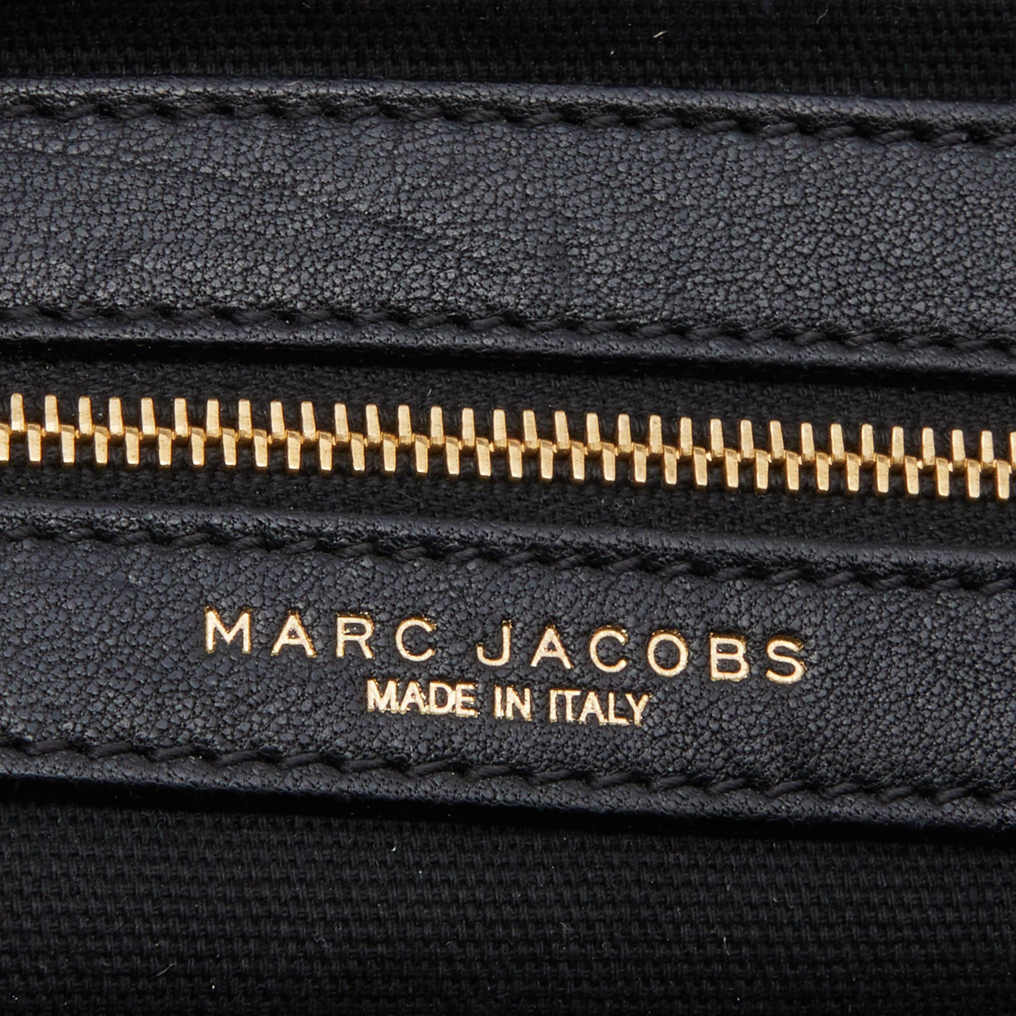 Marc Jacobs Black Leather Kari Satchel