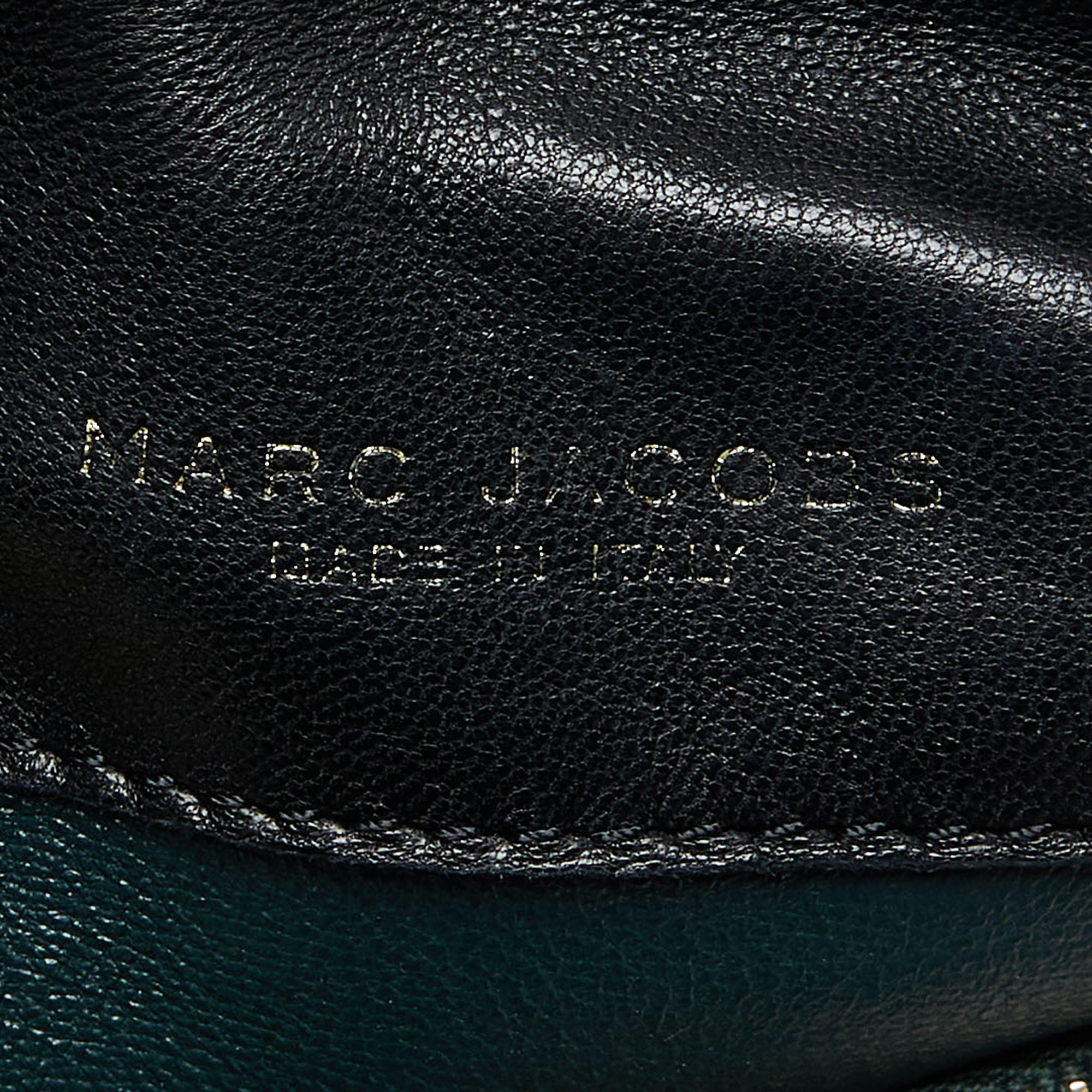 Marc Jacobs Black Leather Stud Embellished Knot Satchel