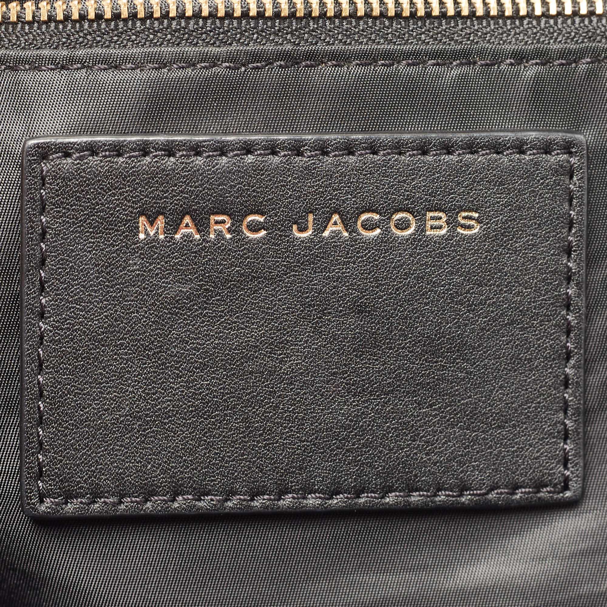Marc Jacobs Black Nylon Sequin Embellished Wingman Tote