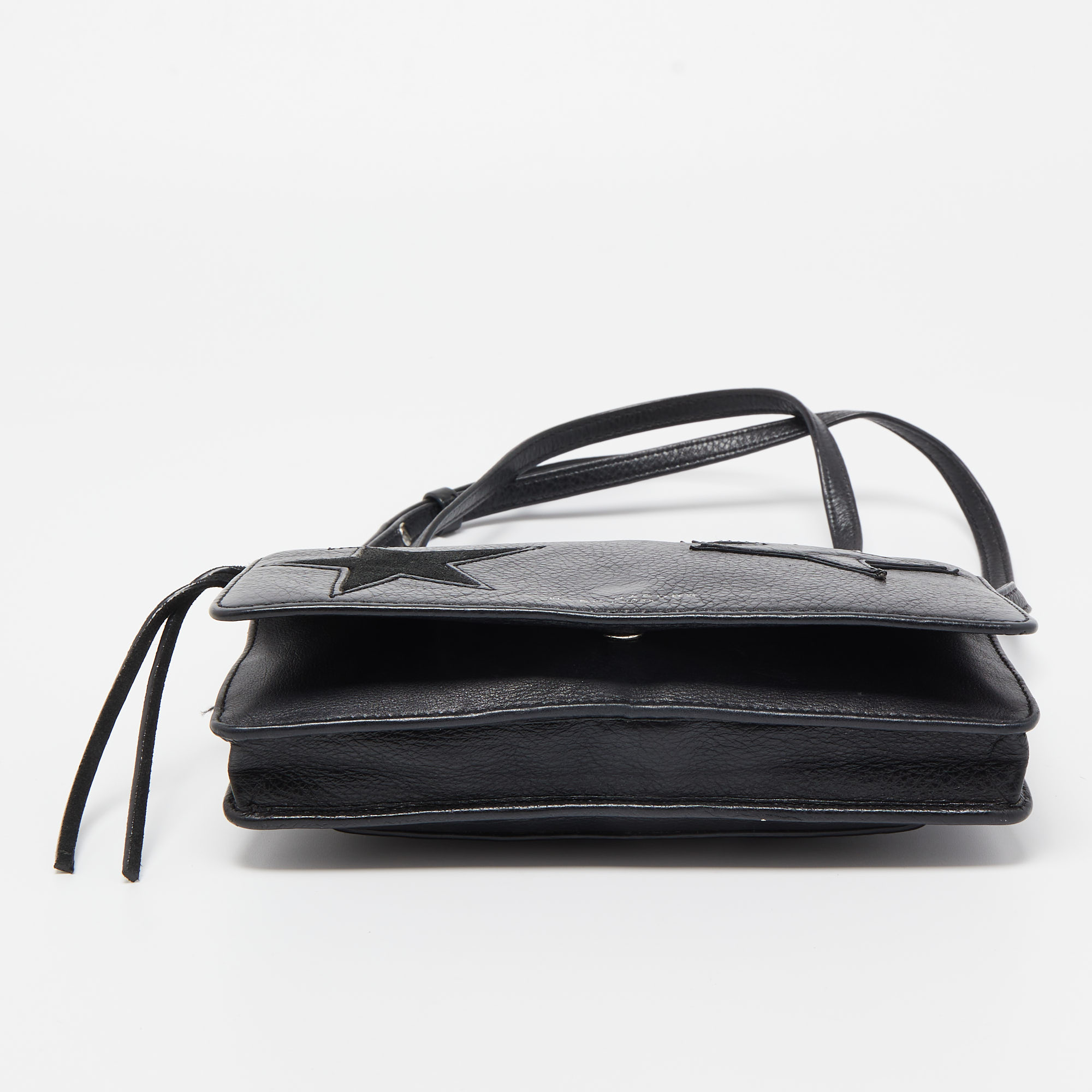 Marc Jacobs Black Star Patchwork Leather Clutch Bag