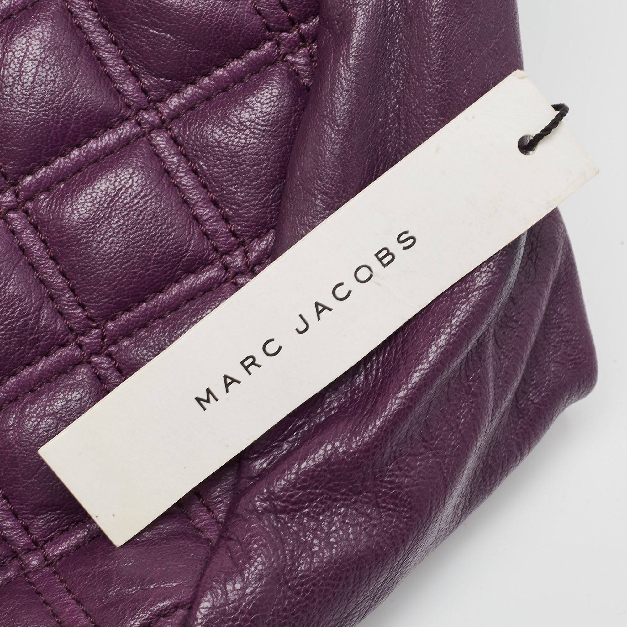 Marc Jacobs Purple Quilted Leather Spring Street Satchel