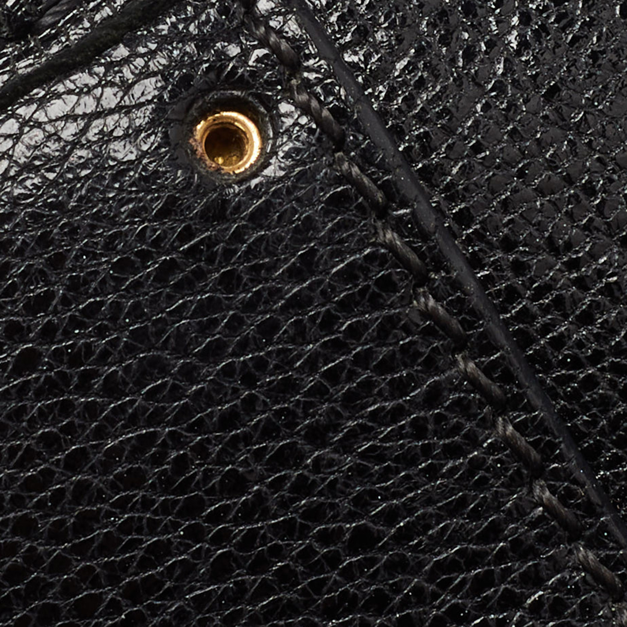 Marc Jacobs Black Leather Wellington Fulton Satchel