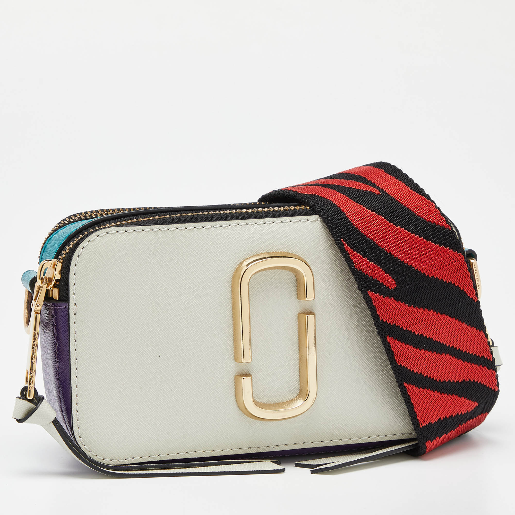 Marc Jacobs Multicolor Saffiano Leather Snapshot Camera Crossbody Bag