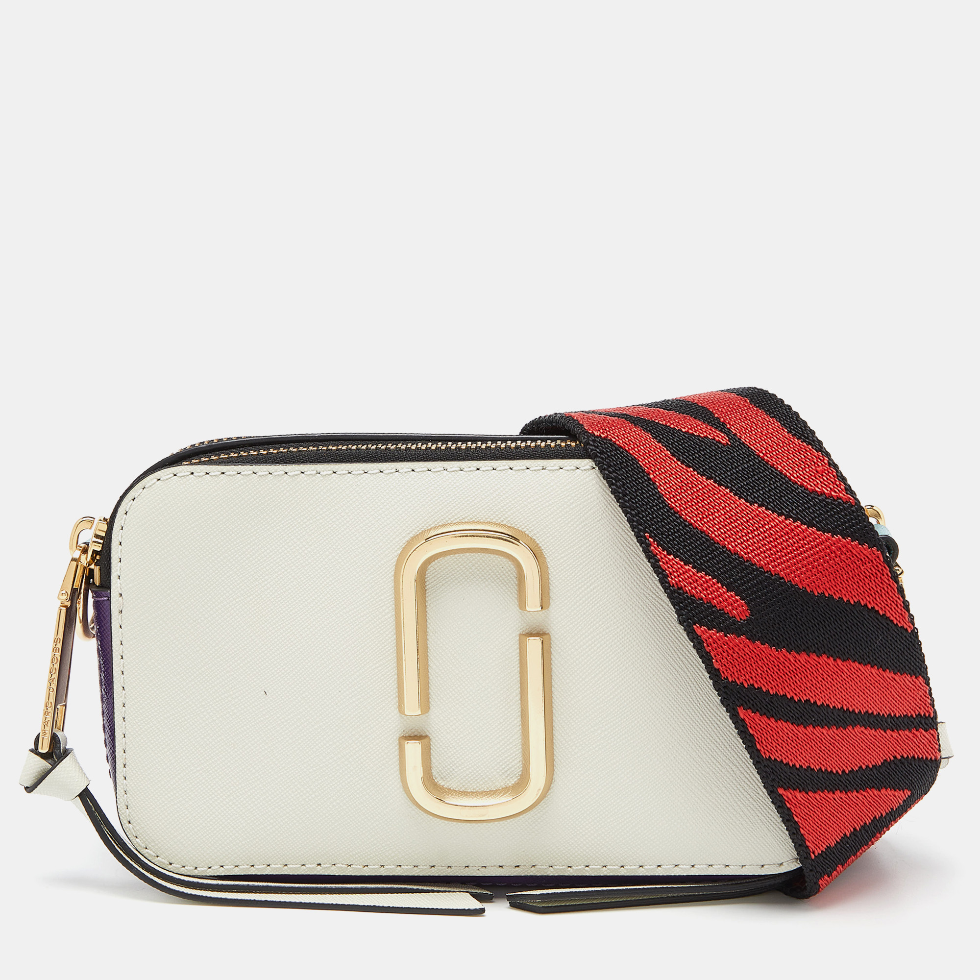 Marc Jacobs Multicolor Saffiano Leather Snapshot Camera Crossbody Bag