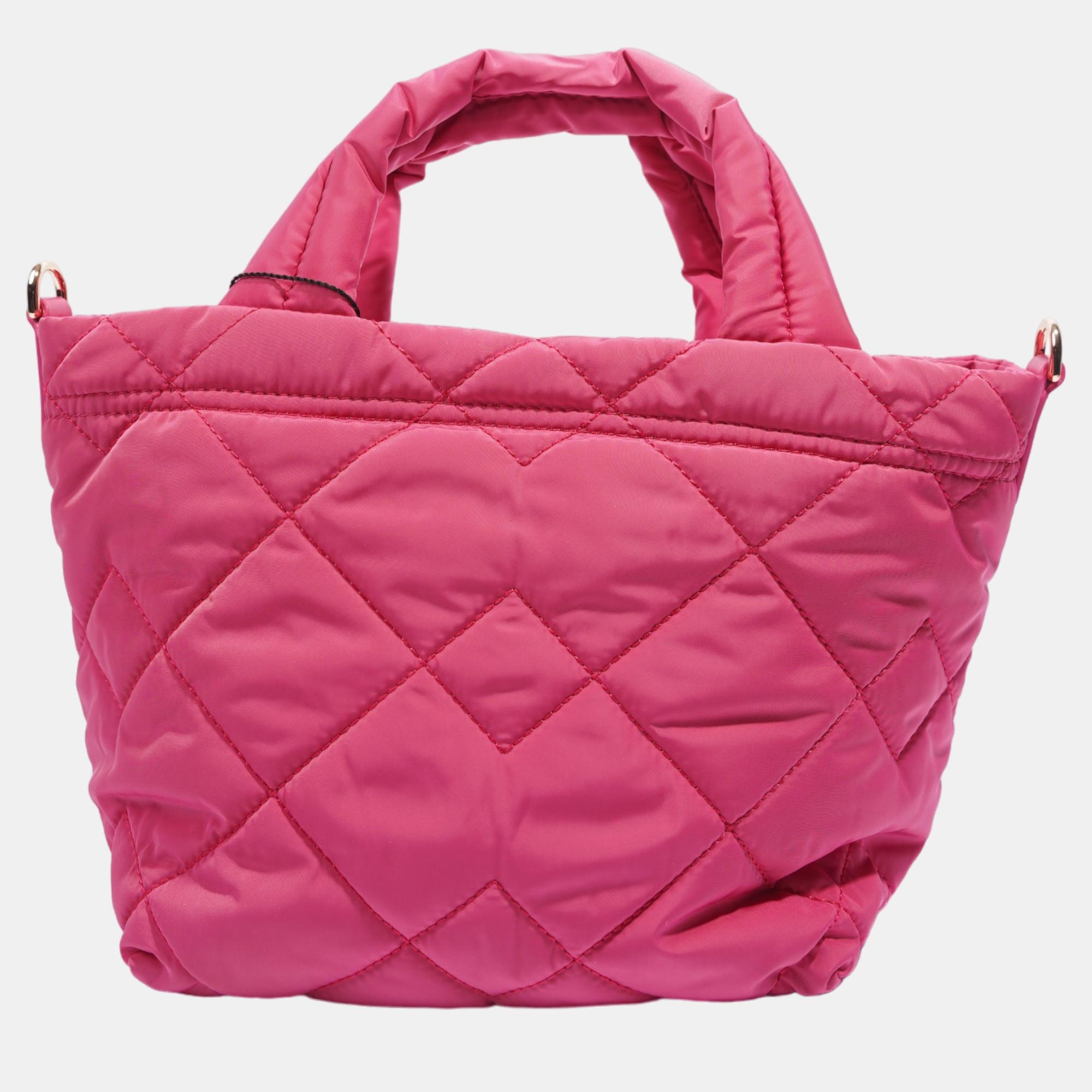 Marc Jacobs Mini Tote Bag Pink Polyurethane