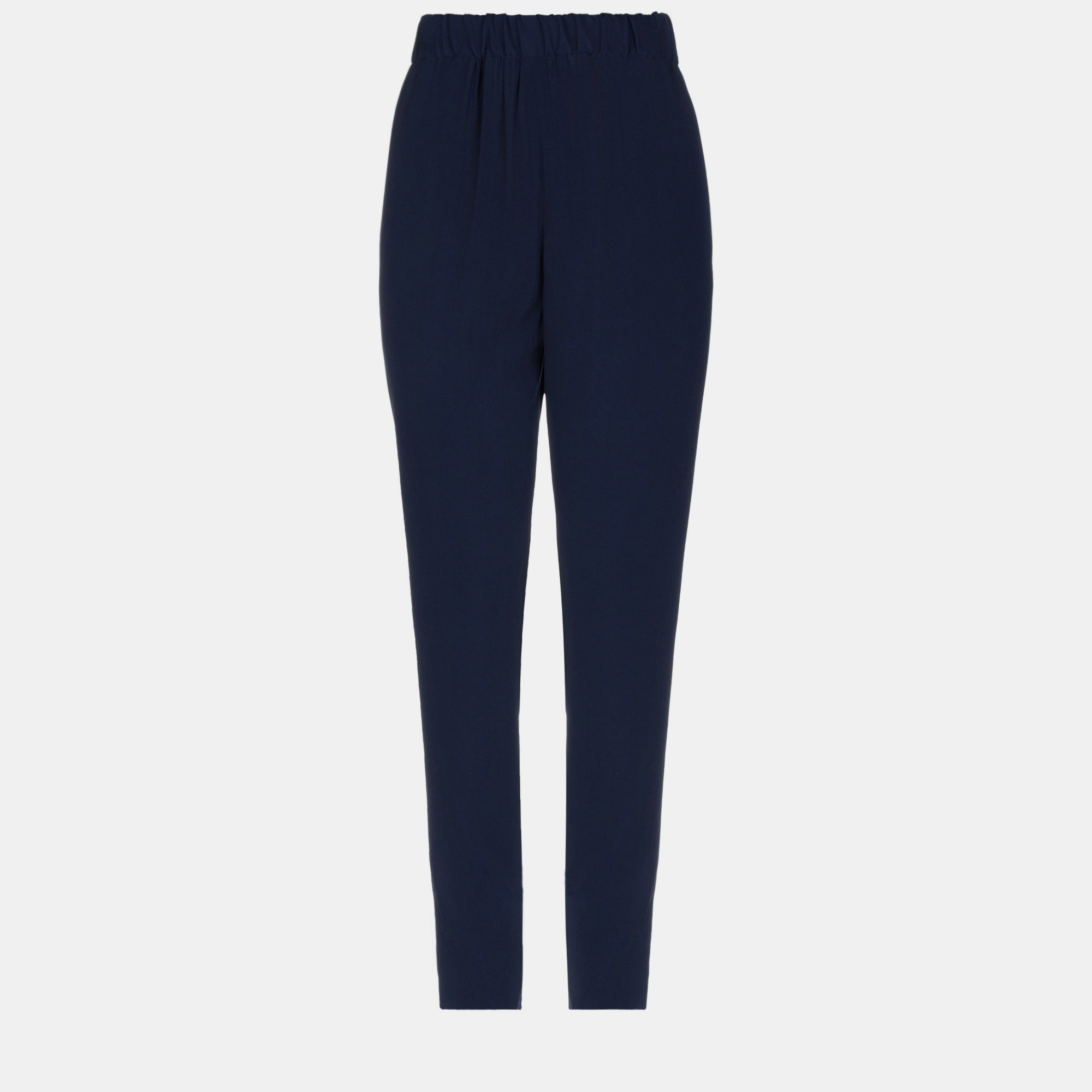 Marni navy blue crepe trousers size 44
