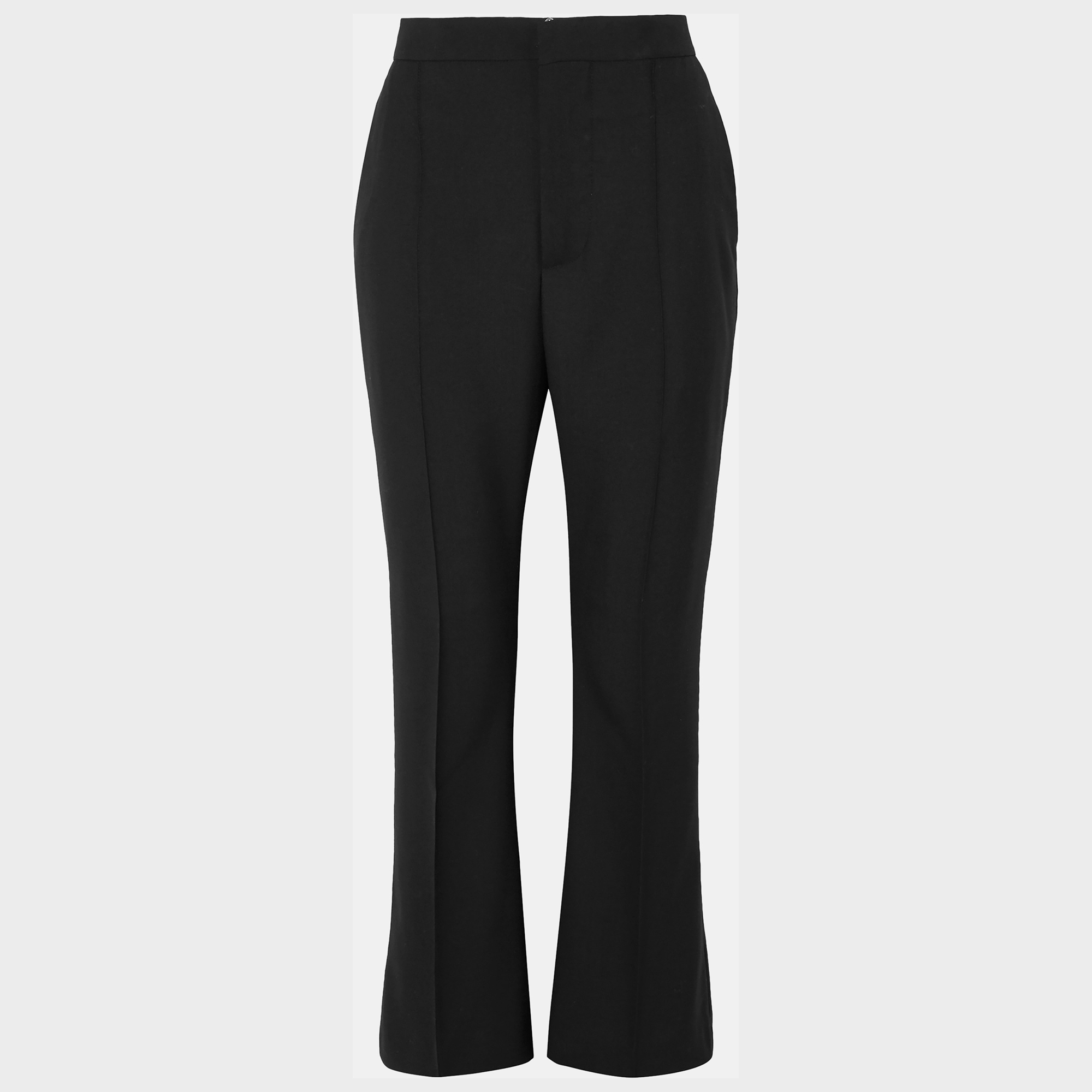 Marni black virgin wool flared trousers size 46