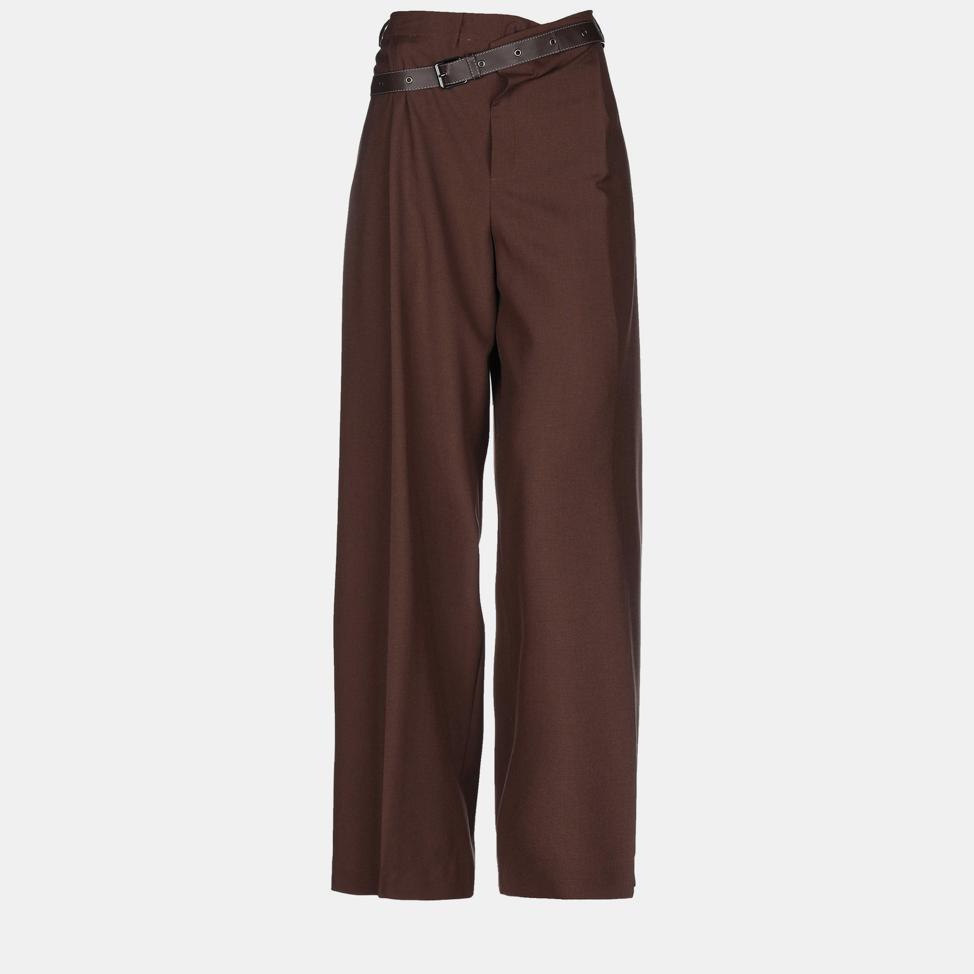 

Marni Virgin Wool Pants 40, Brown