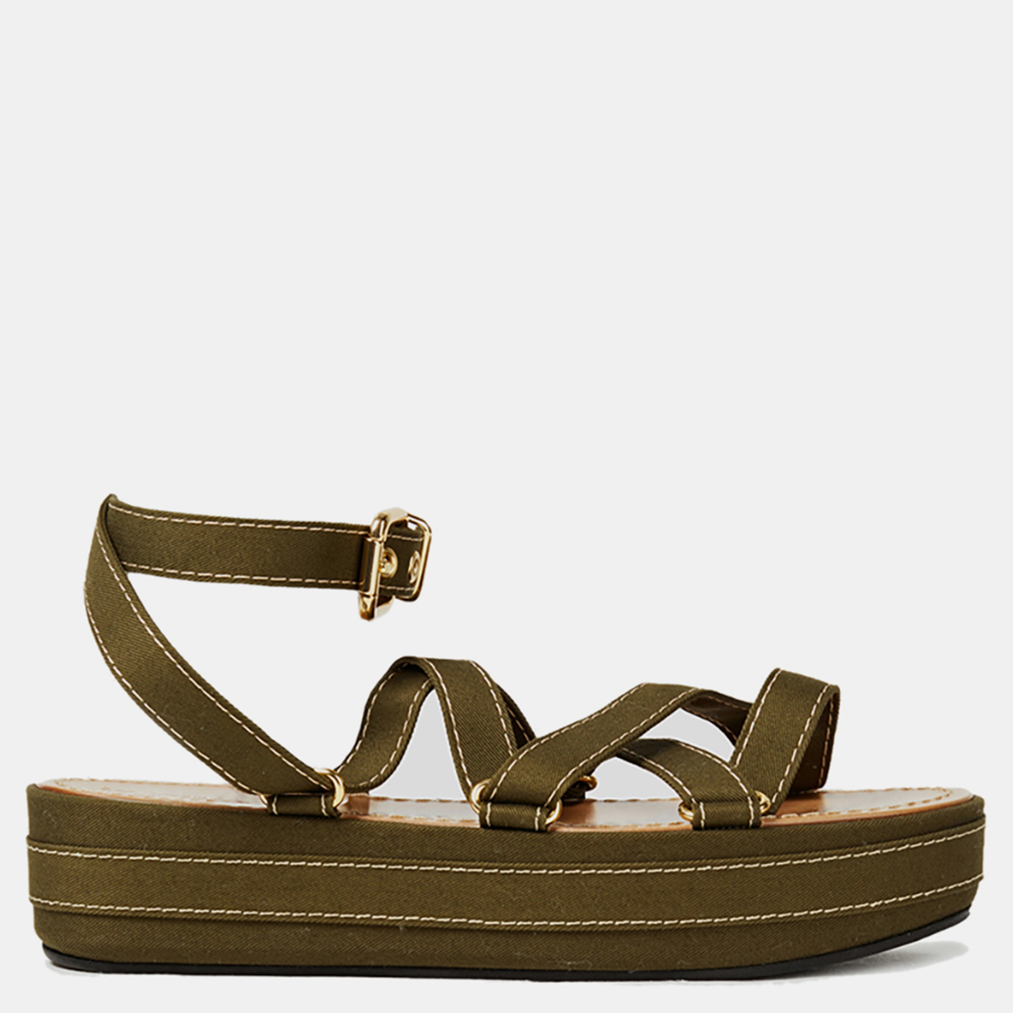 Marni green platform sandals size size 40