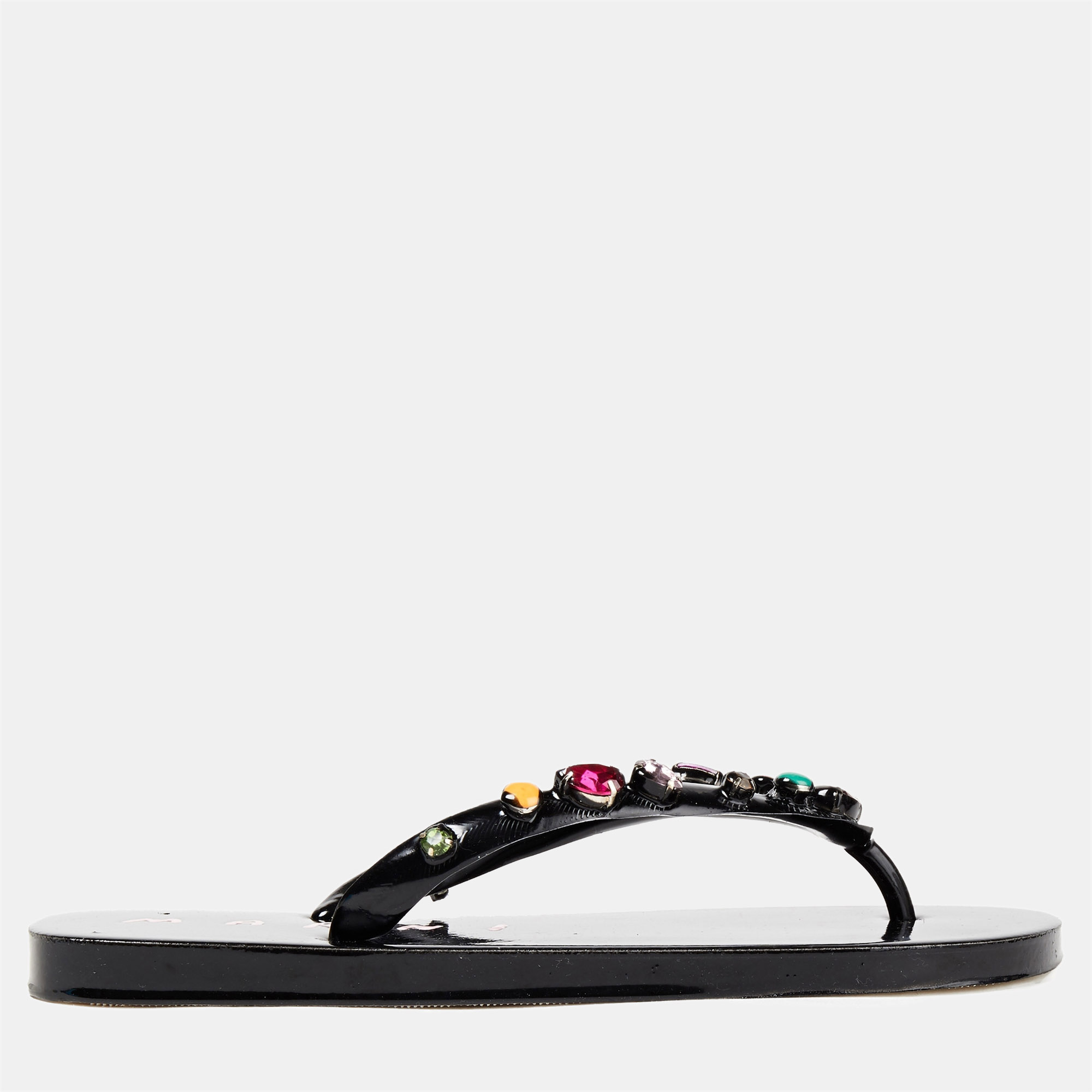 Marni rubber thong sandals 34