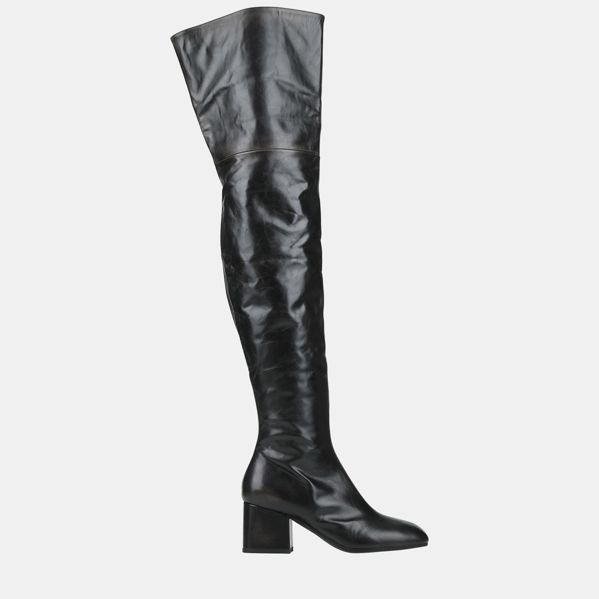 Marni leather over the knee boots size 36
