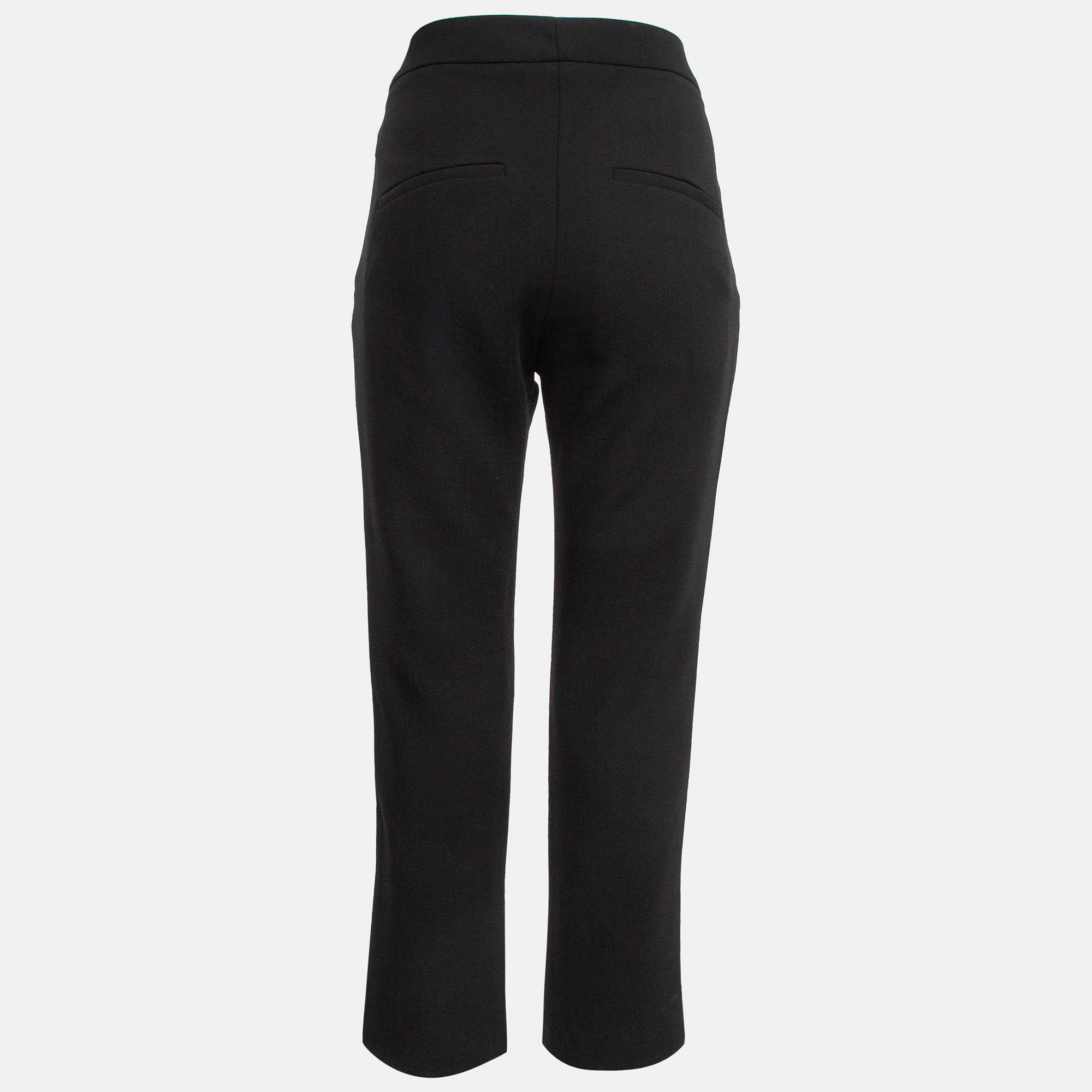 Marni Black Wool Blend Trousers M