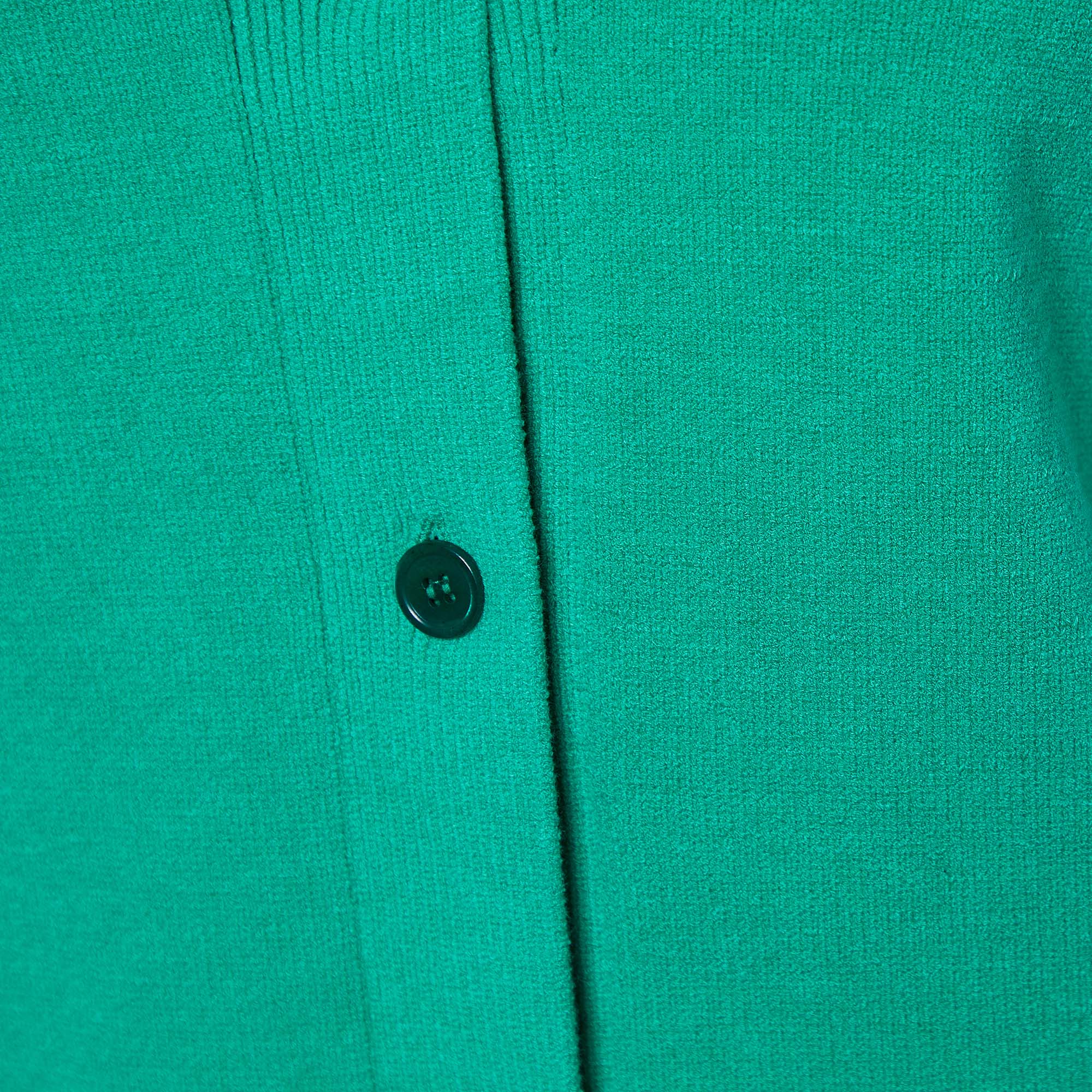 Marni Multicolor Cotton Knit Button Front Sweater S
