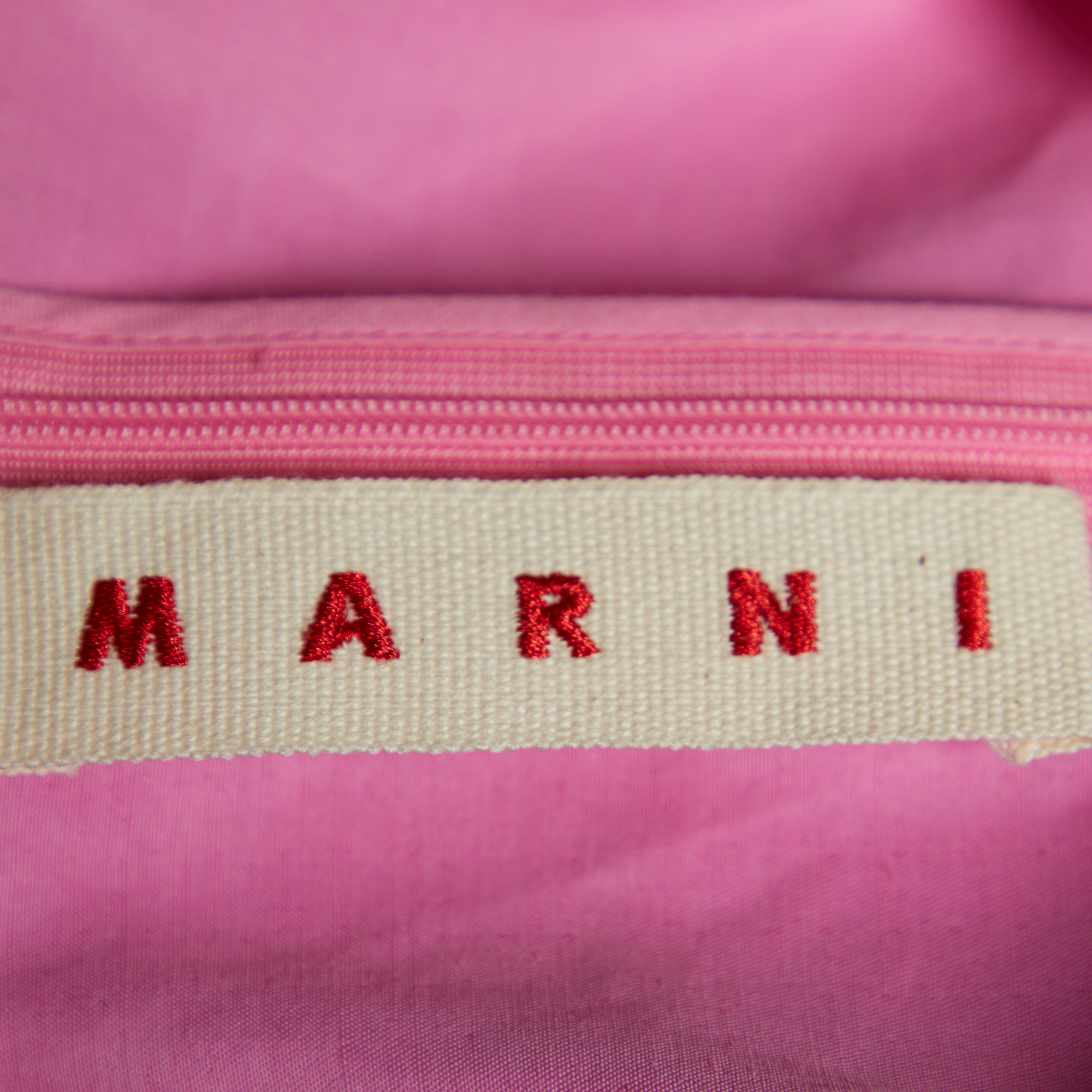 Marni Pink Cotton & Ramie Sleeveless Peplum Top S