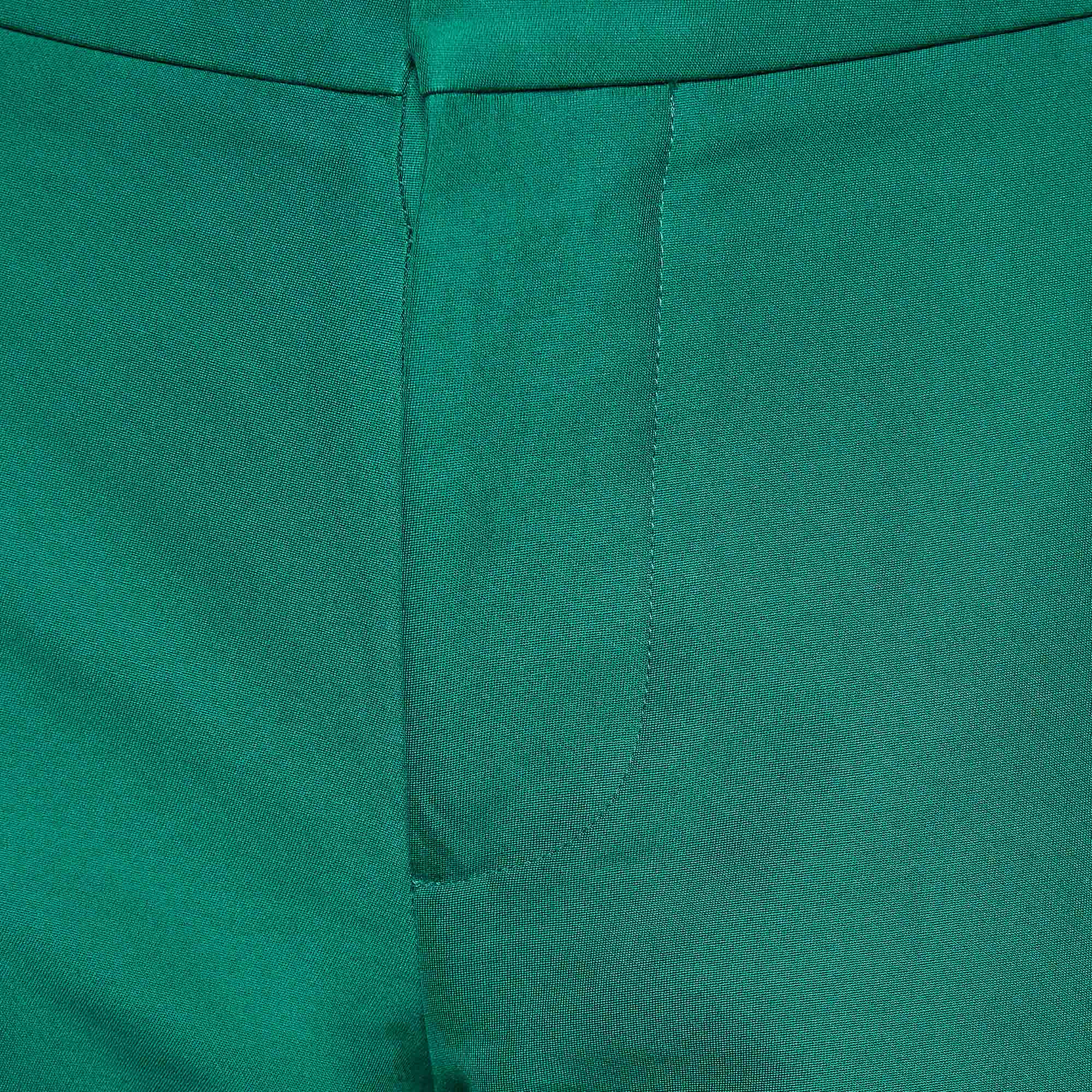 Marni  Green Cotton Wide Leg Culottes S