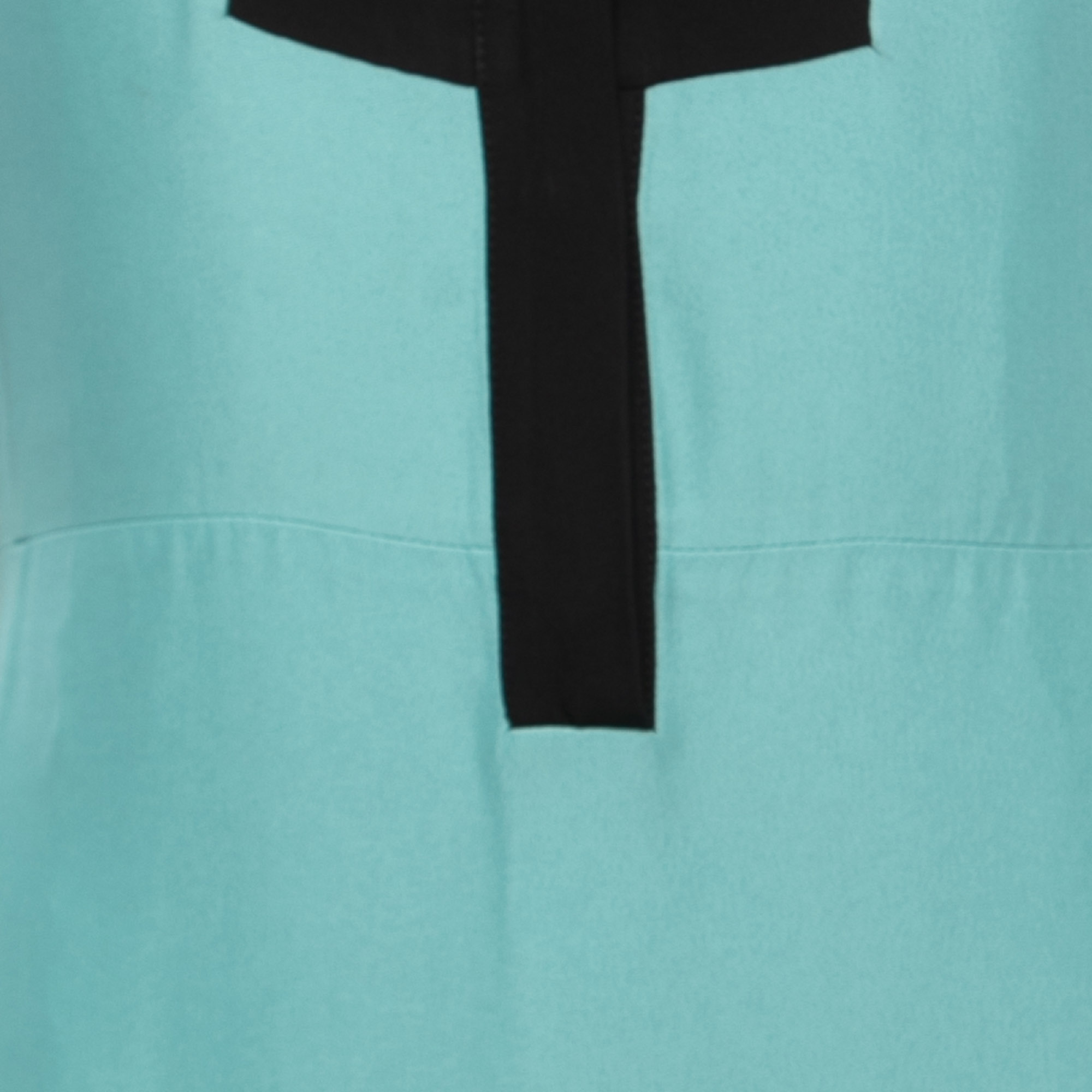 Marni Colorblock Crepe Button Front Midi Dress M