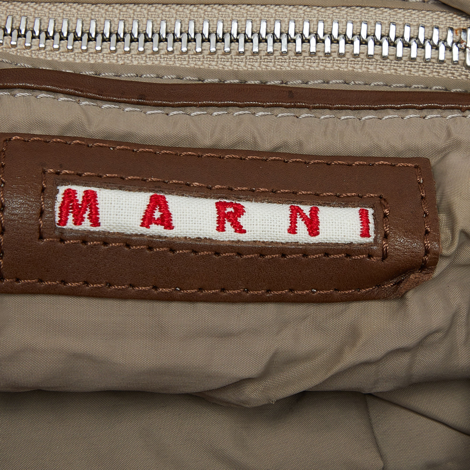 Marni Purple Suede And Leather Frame Shoulder Bag