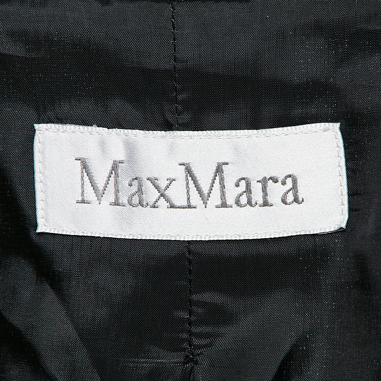 Max Mara Black Wool Blend Pants Suit M