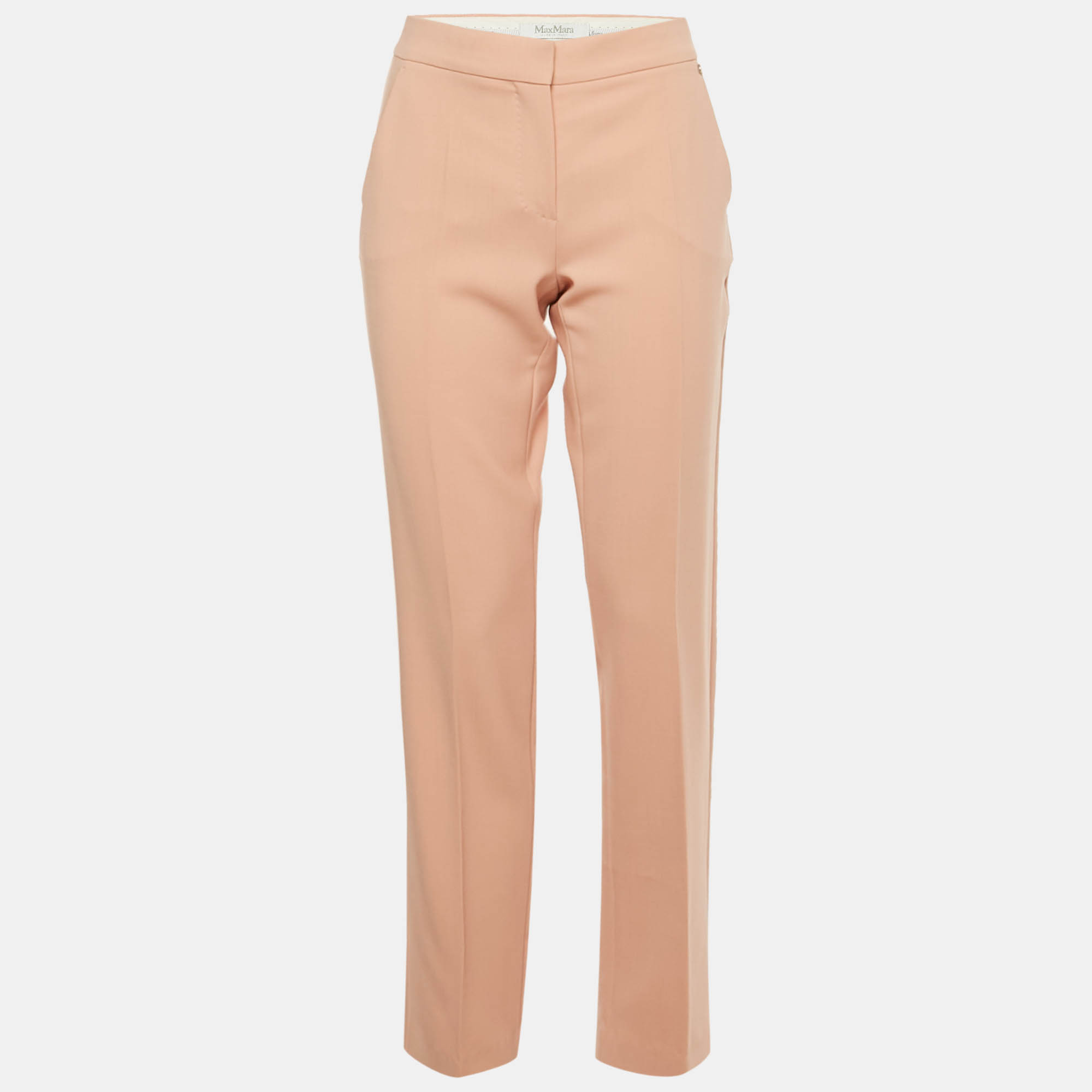 Wool Tailored Trousers M - Max Mara - Modalova
