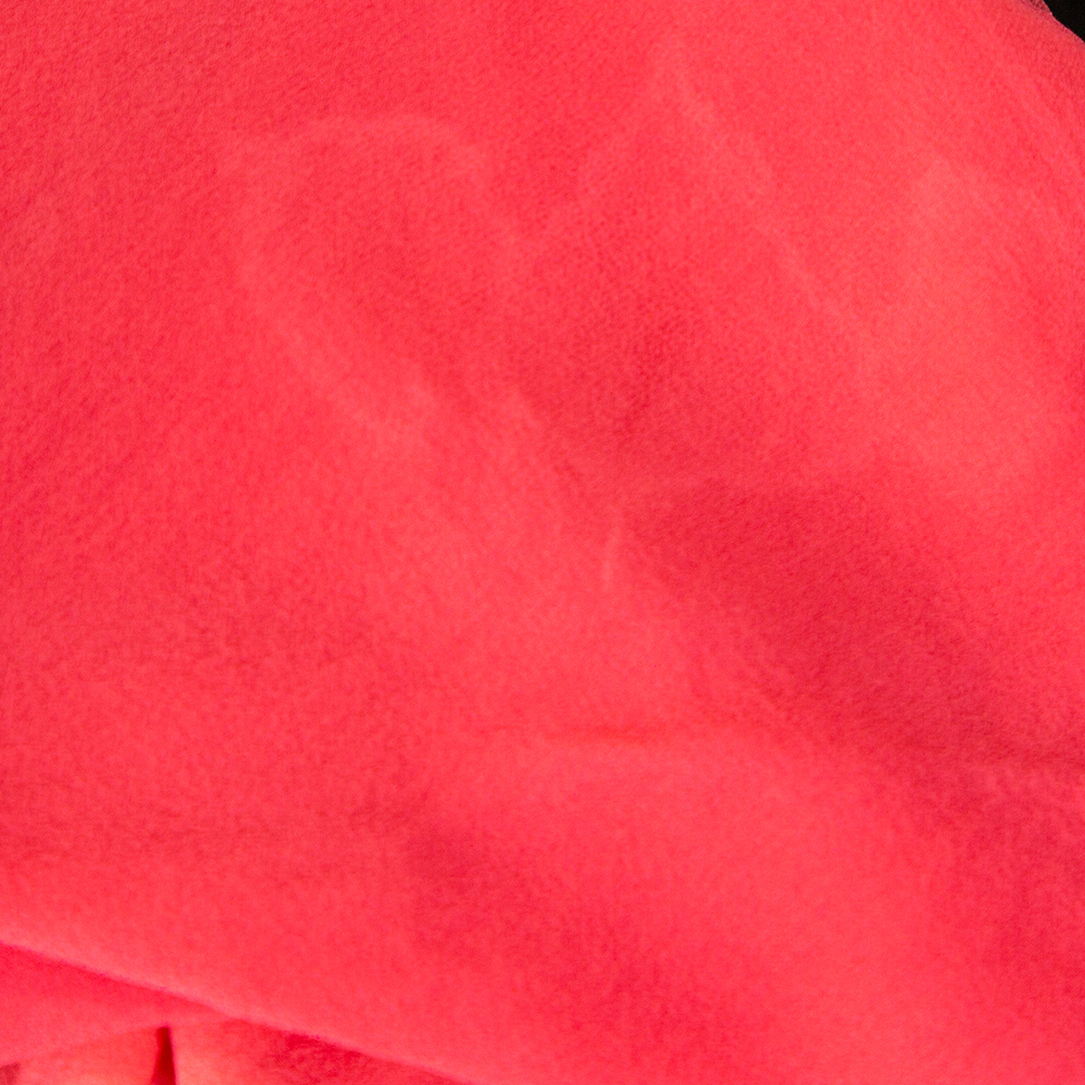 Max Mara Coral Pink Stretch Crepe Draped Sheath Dress L