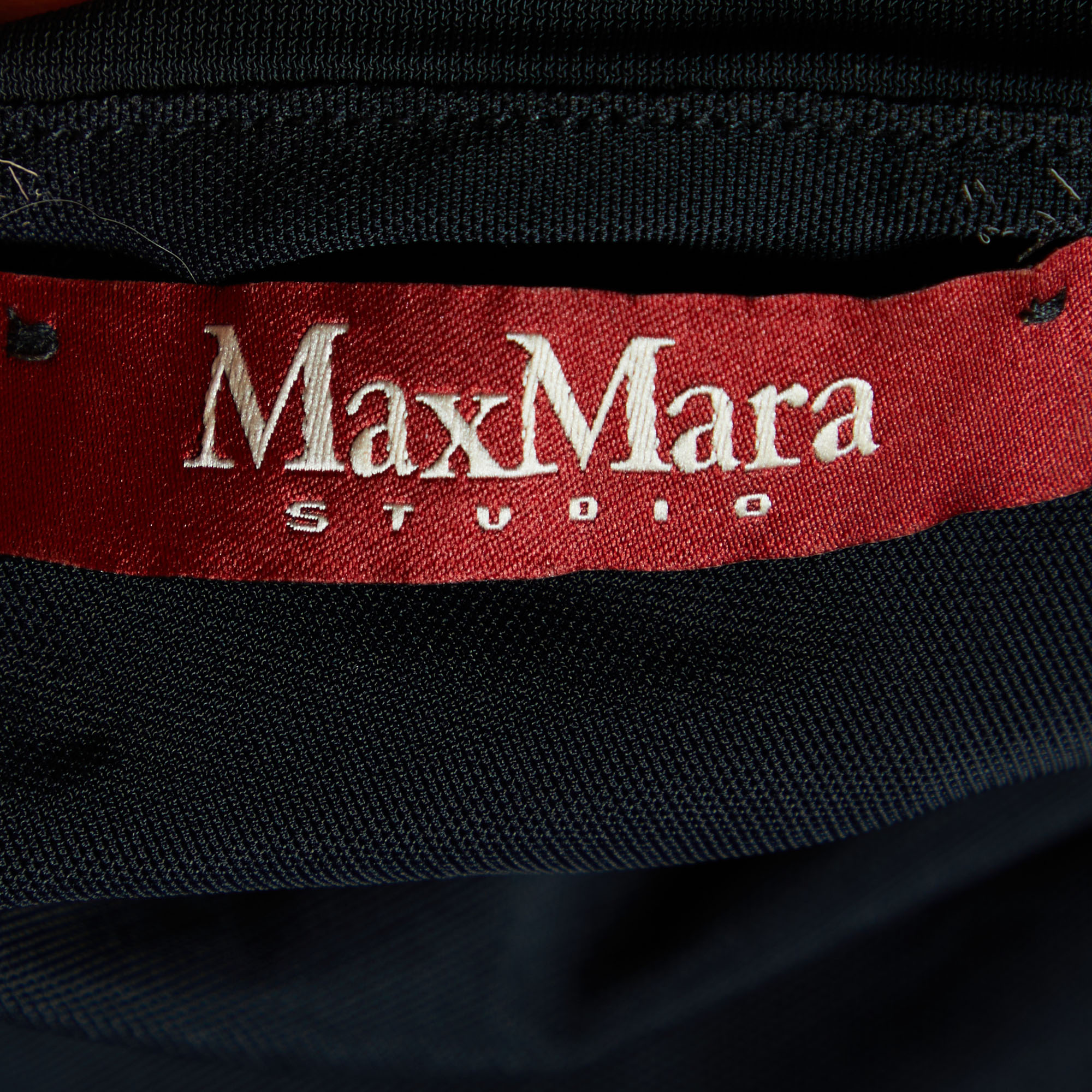 Max Mara Studio Black Jersey Sleeveless Tank Top M