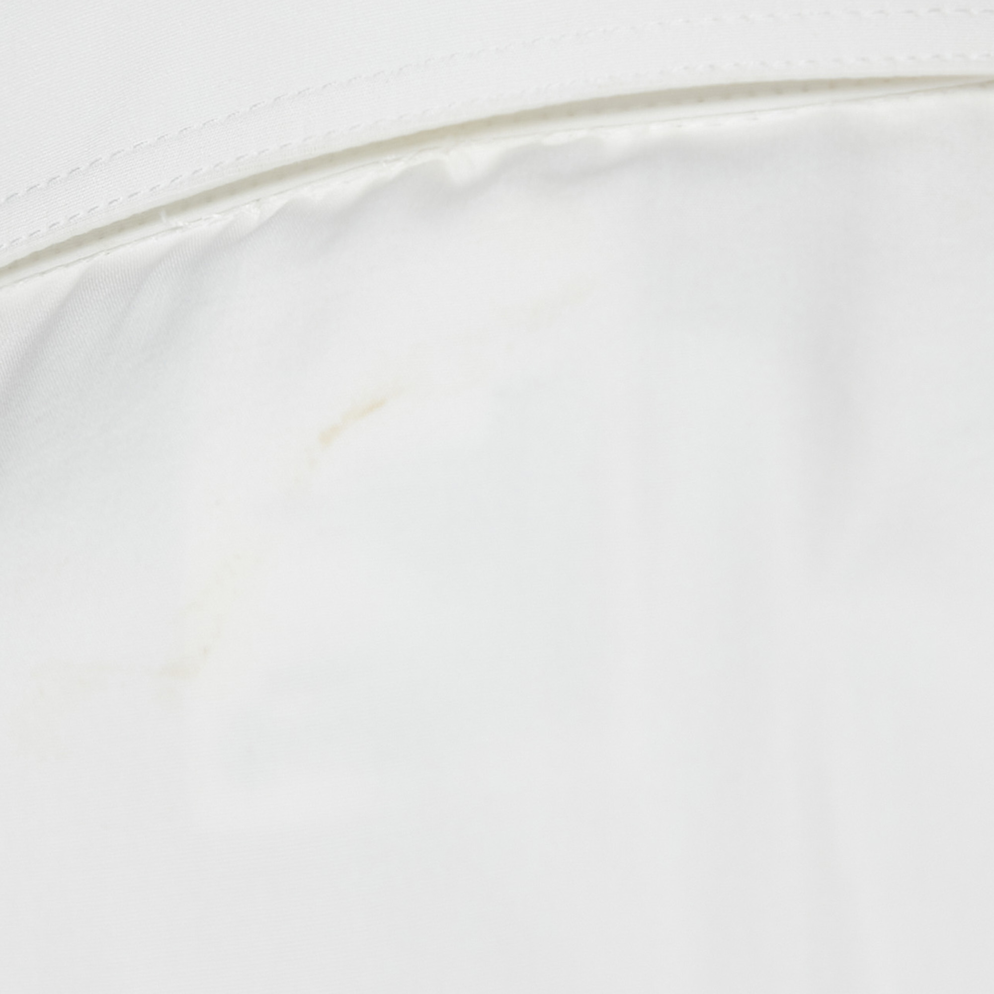 Max Mara White Cotton Button Front Shirt Dress M