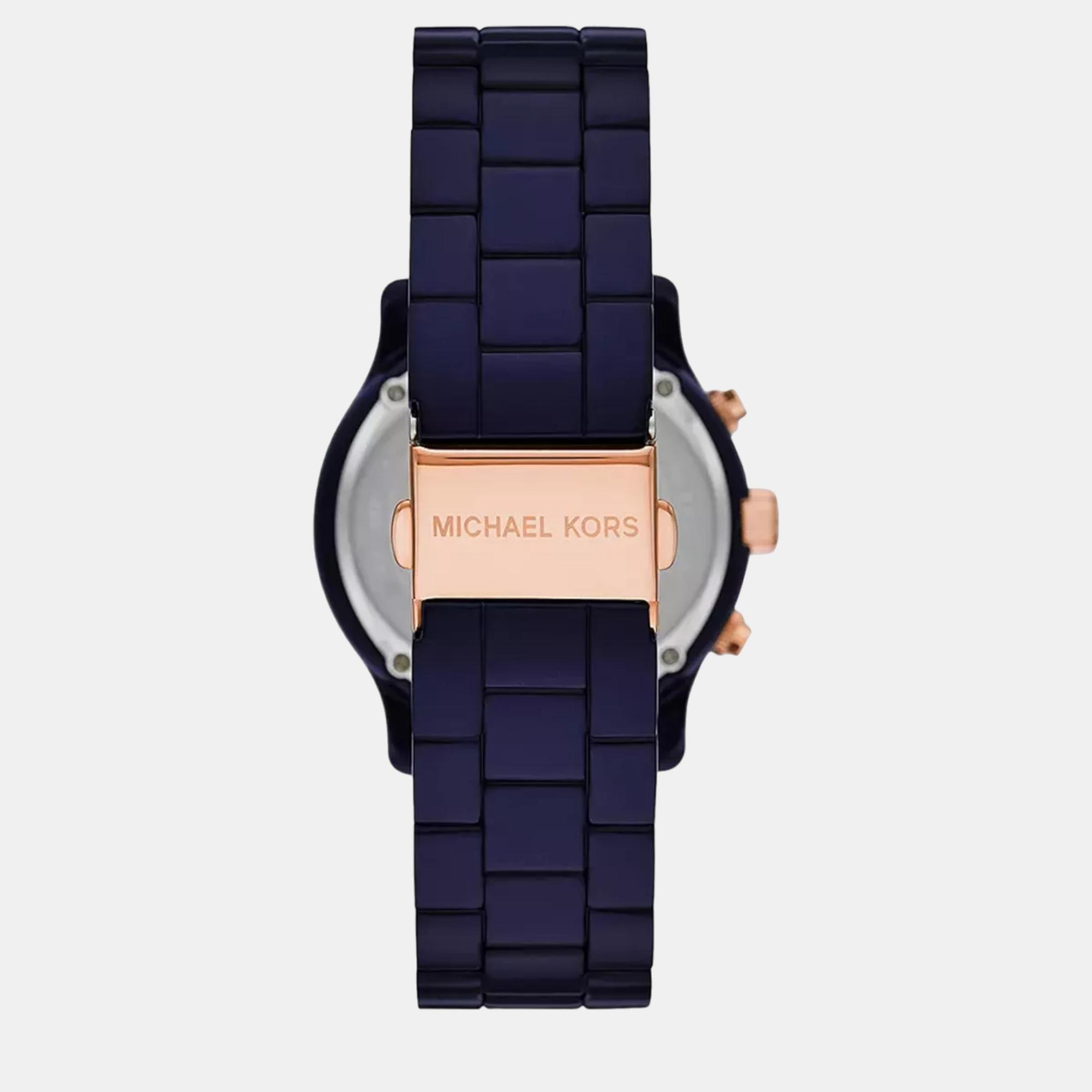 Michael Kors Dark Blue Stainless Steel Watch