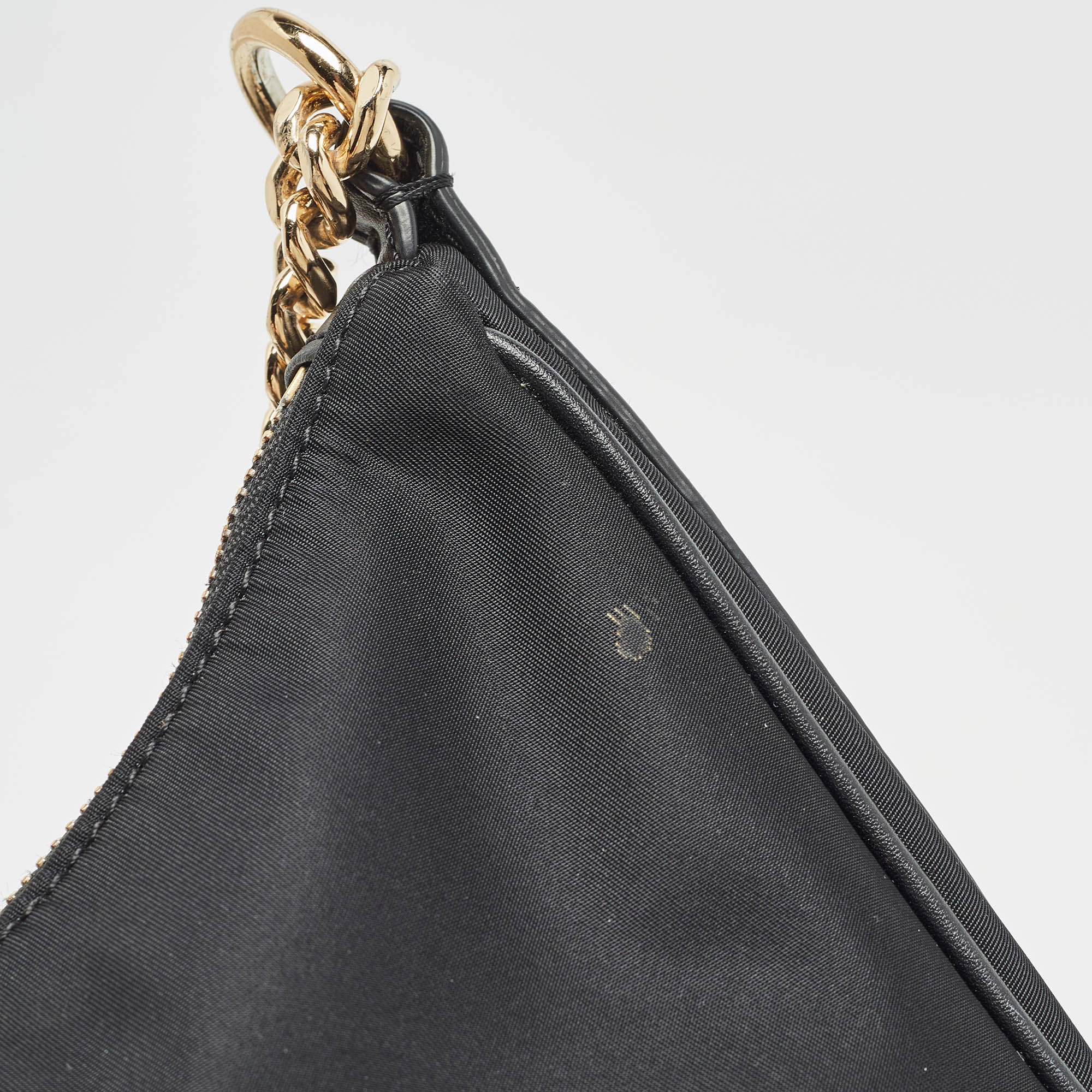 Michael Kors Black Nylon And Leather Gabardine Crossbody Bag