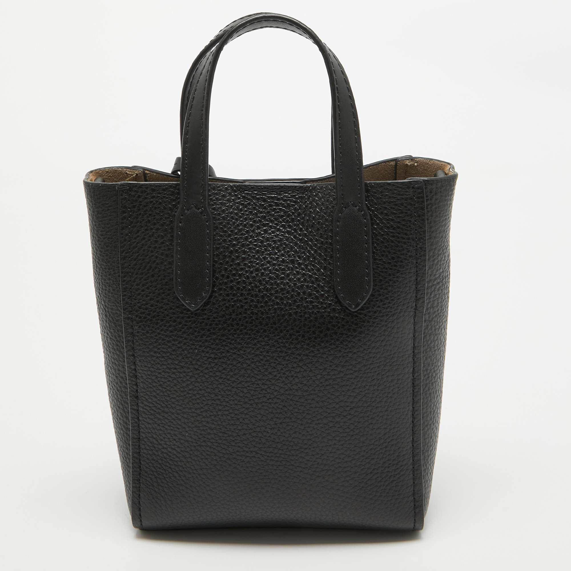 Michael Kors Black Leather Extra Small Sinclair Tote