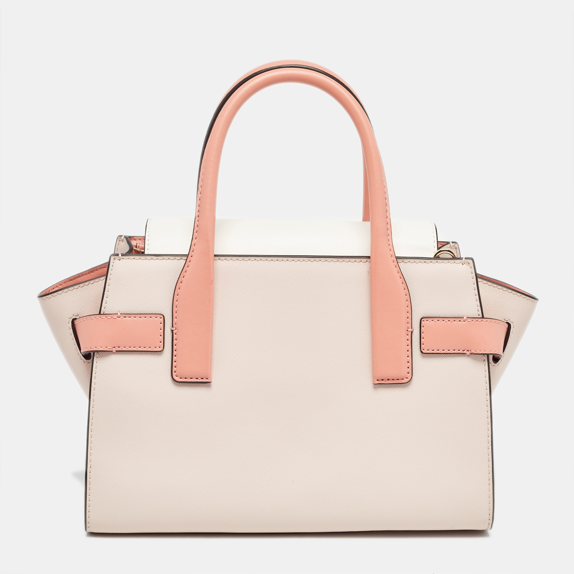 Michael Kors Tricolor Leather Carmen Belted Tote