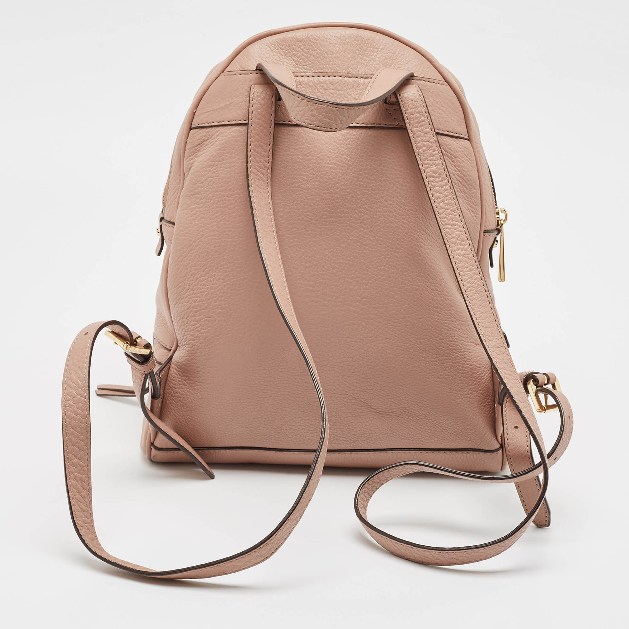 Michael Kors Beige Leather Rhea Backpack