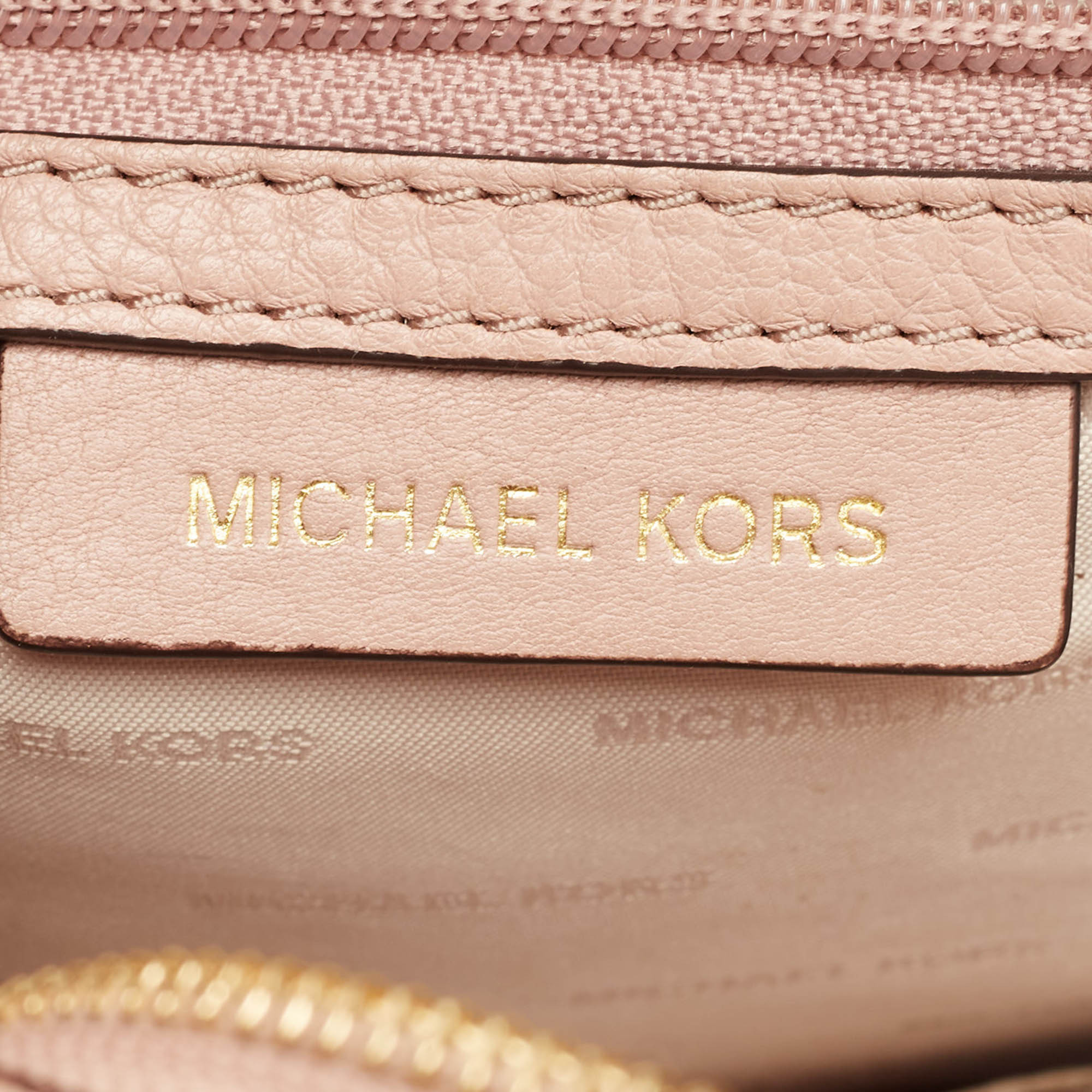 Michael Kors Beige Leather Rhea Backpack