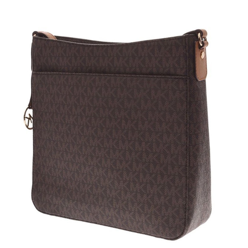 Michael Kors Tea Signature Canvas Jet Set Travel Messenger Bag, Brown 
Michael Kors Tea Signature Canvas Jet Set Travel Messenger Bag, Brown