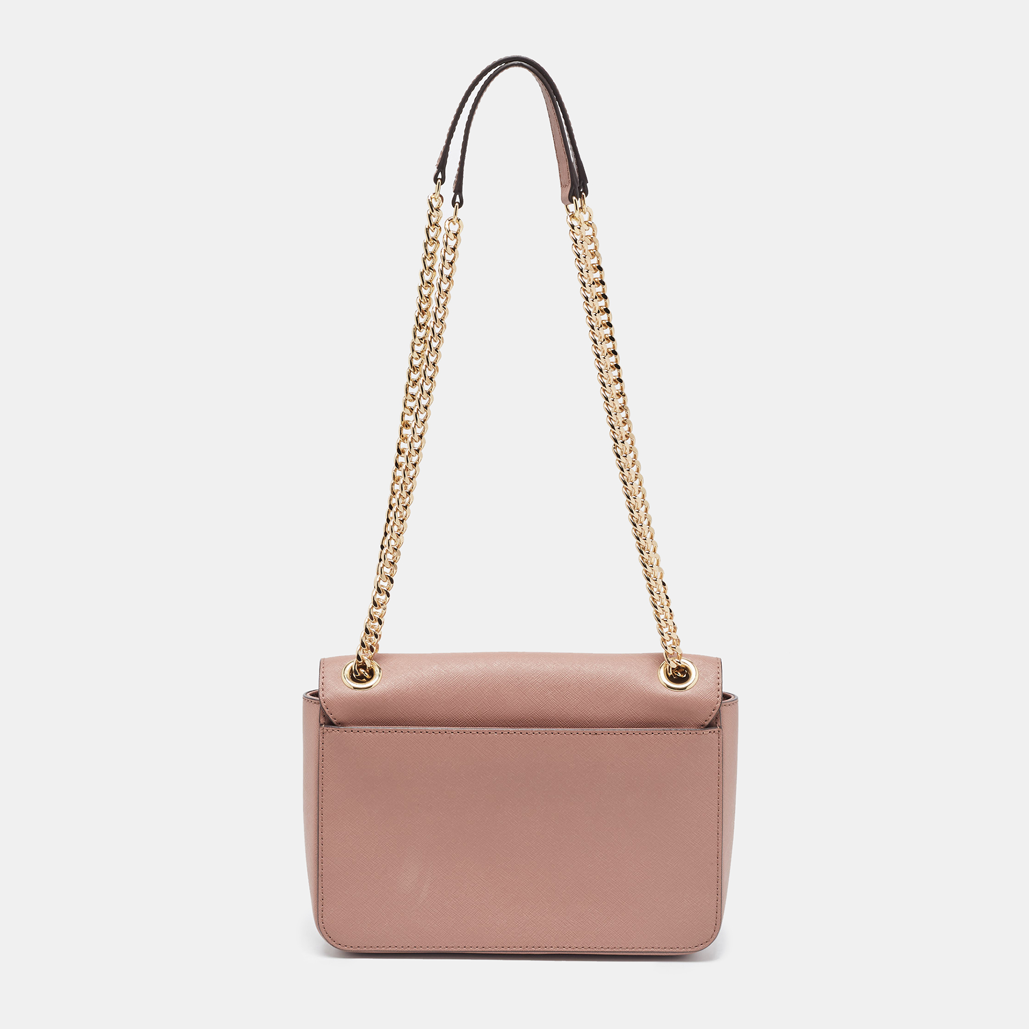 Michael Kors Pink Leather Tina Shoulder Bag