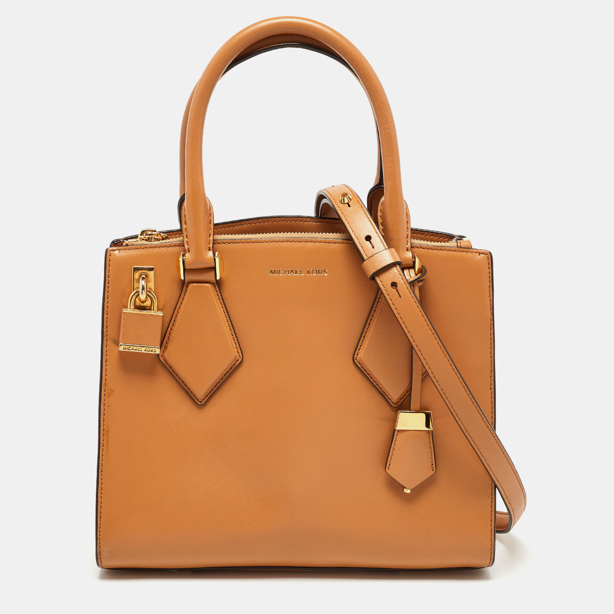 Michael Kors Beige Leather Casey Tote