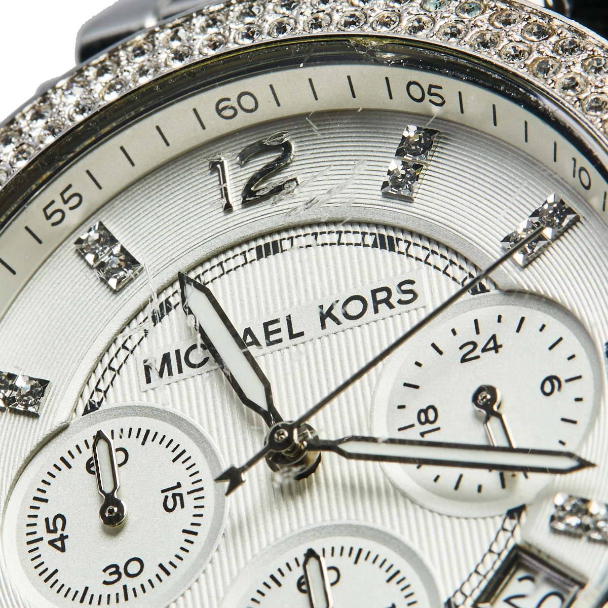 Michael Kors Silver Stainless Steel Parker MK5353 Women's Wristwatch 39 Mm