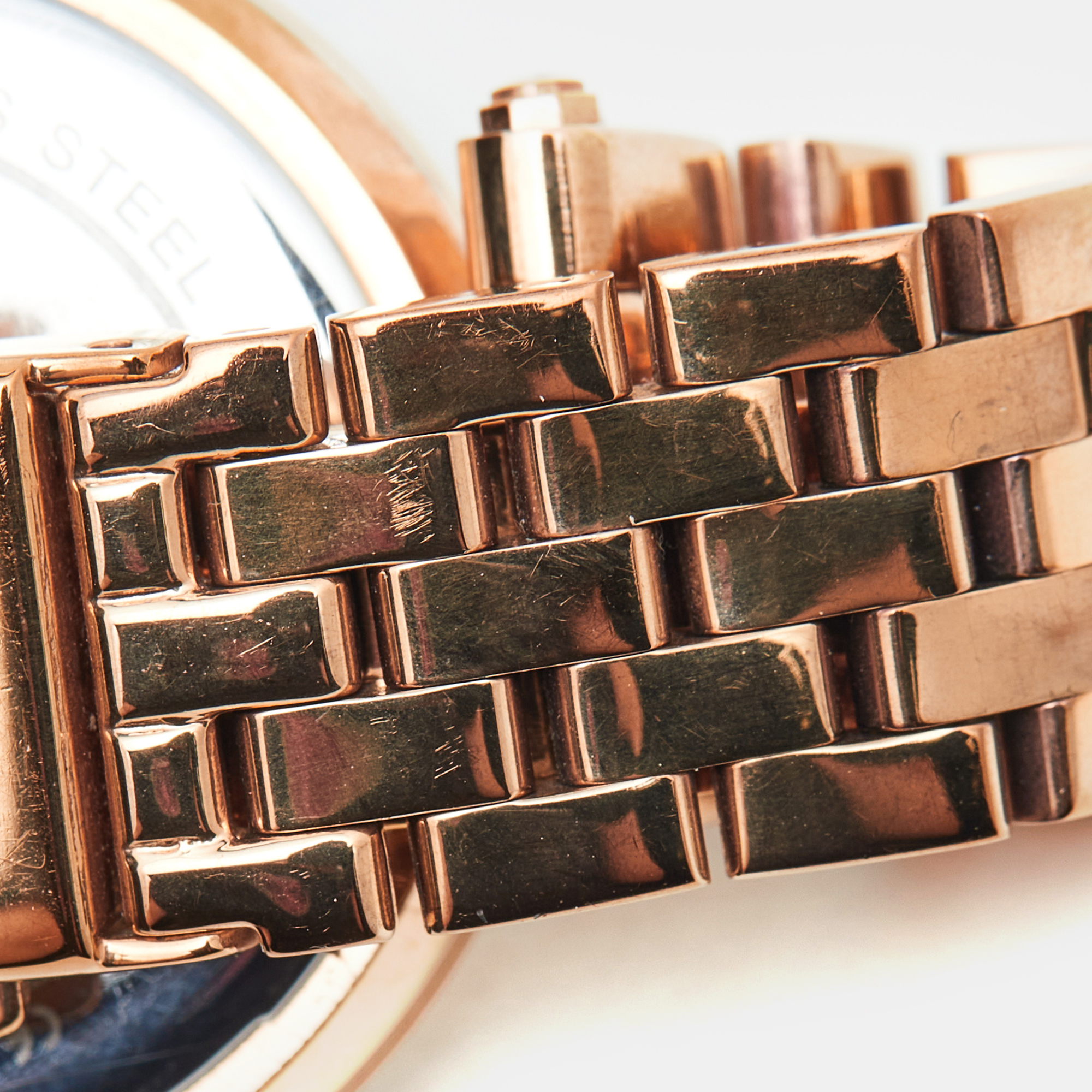 Michael Kors Rose Gold Plated Stainless Steel Darci MK3366 Women's Wristwatch 33 Mm