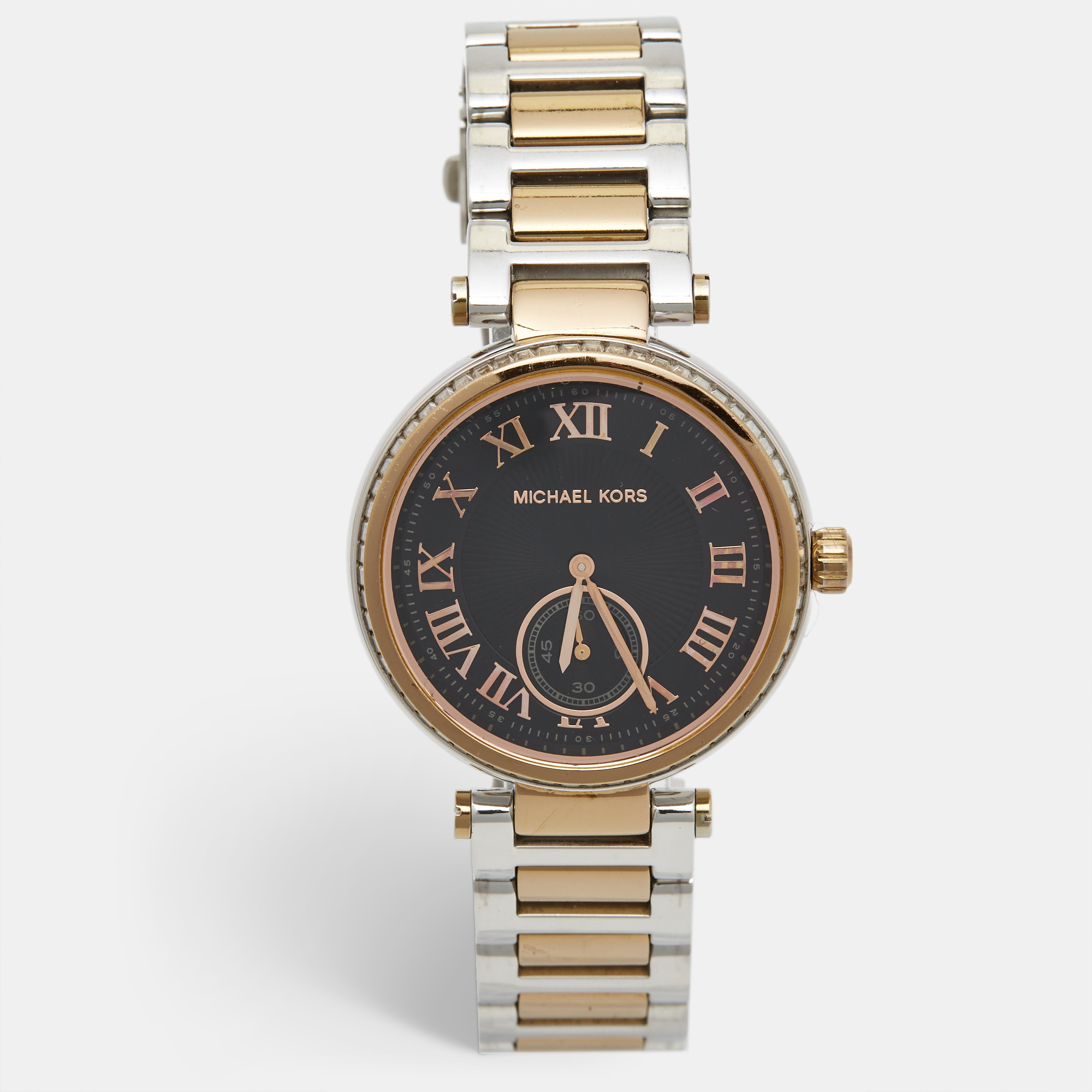 

Michael Kors Black Two Tone Stainless Steel Skylar MK5957 Women's Wristwatch