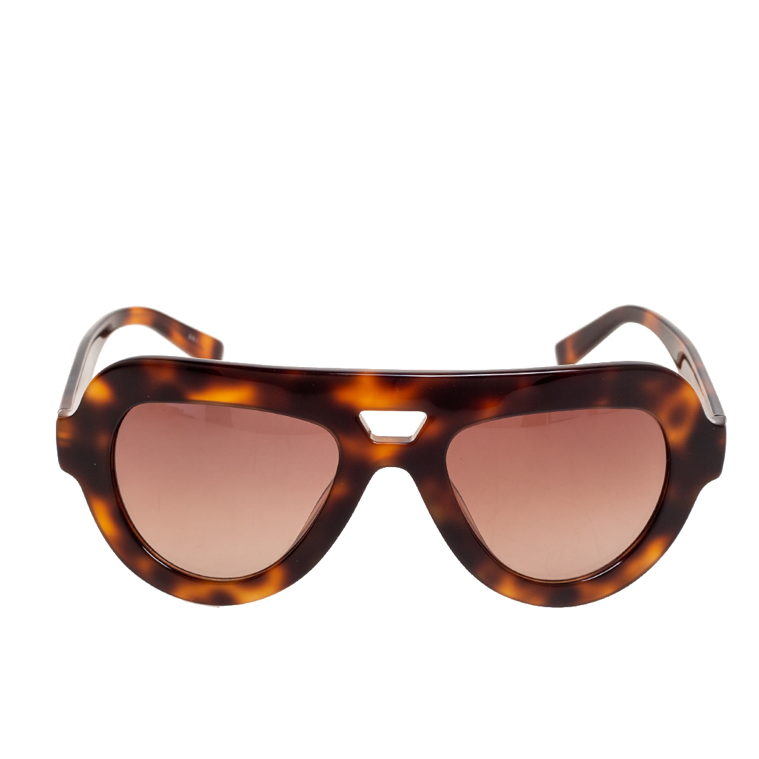 

MICHAEL Michael Kors Brown Havana Marisa Aviator Gradient Sunglasses