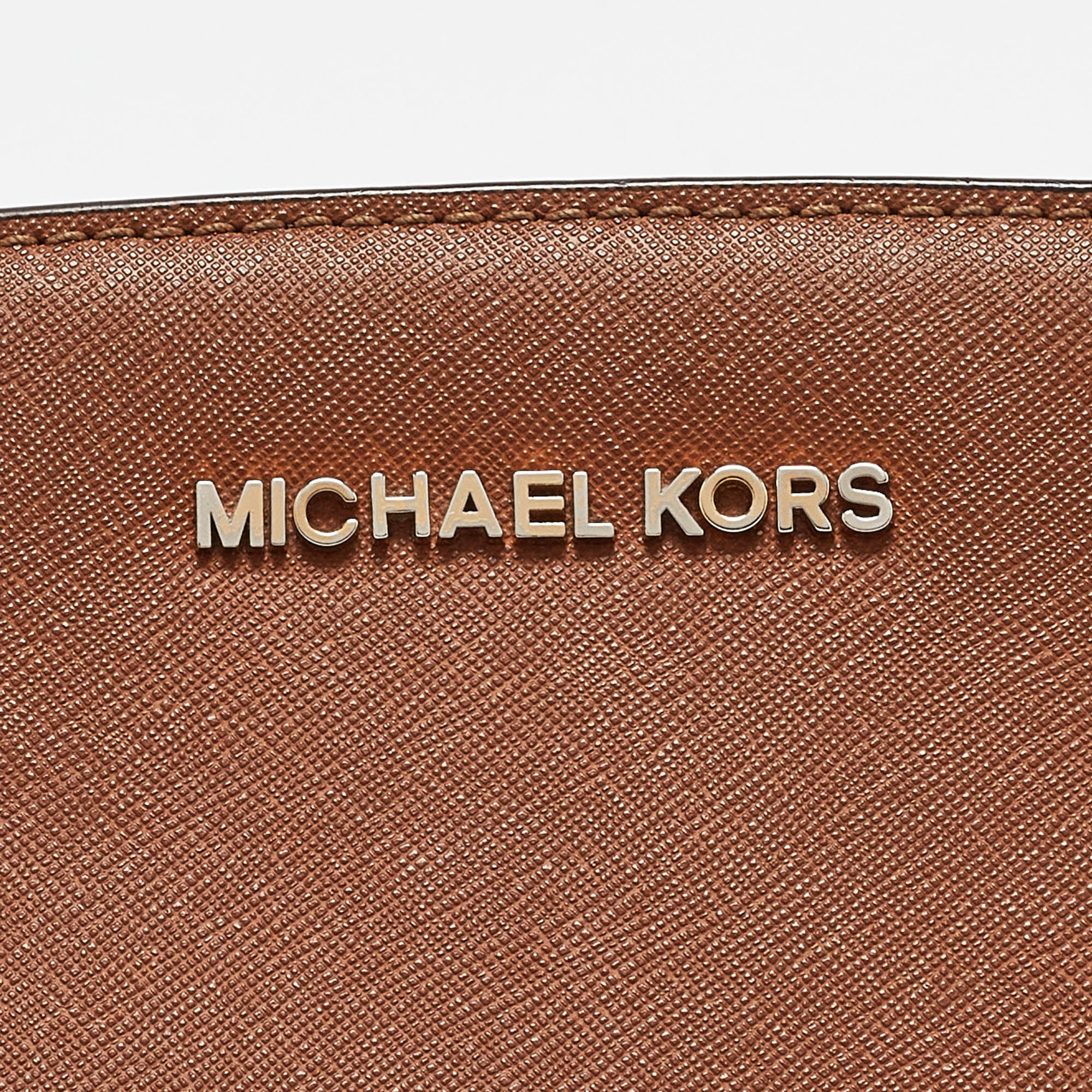 MICHAEL Michael Kors Brown Leather Small Selma Crossbody Bag