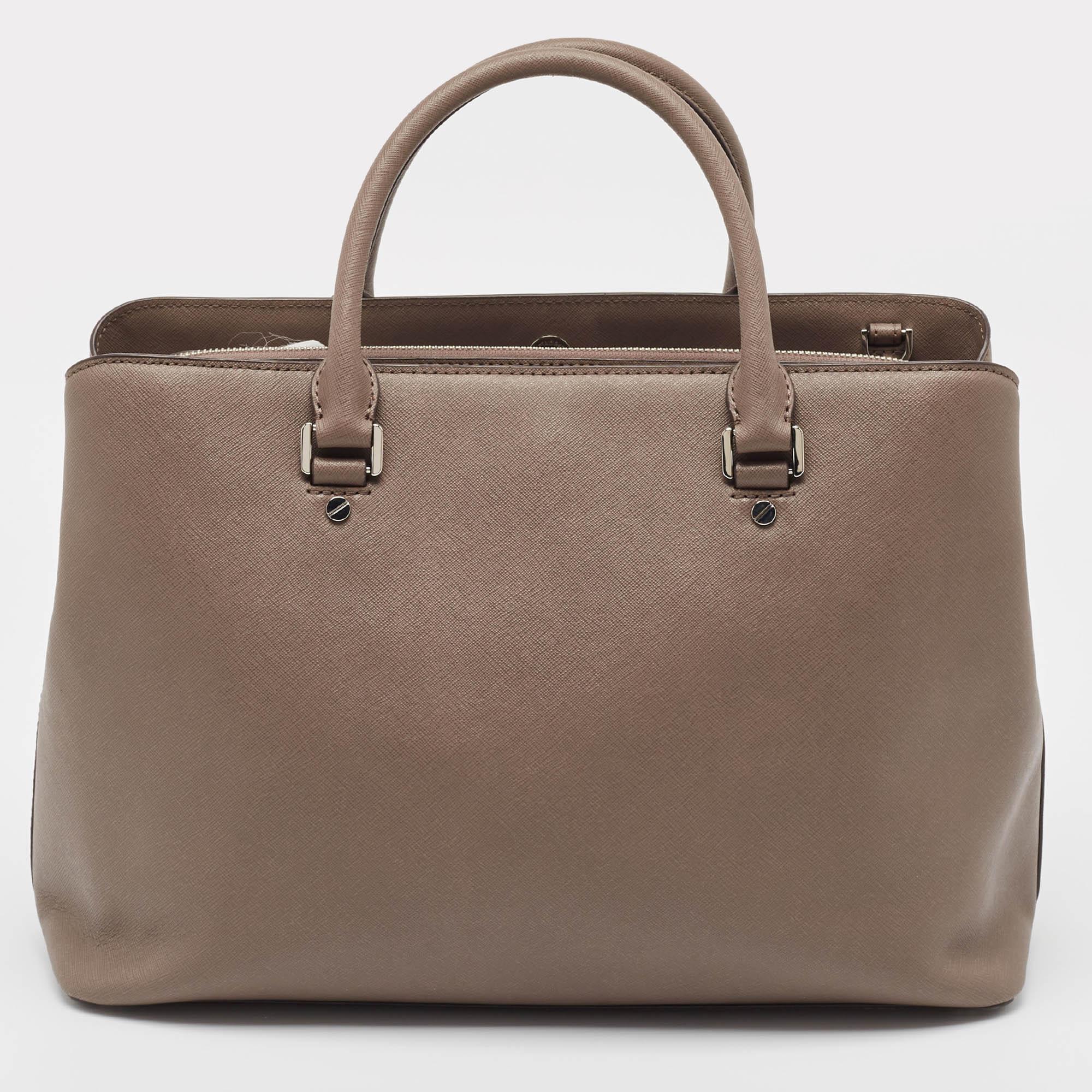 MICHAEL Michael Kors Grey Leather Savannah Tote