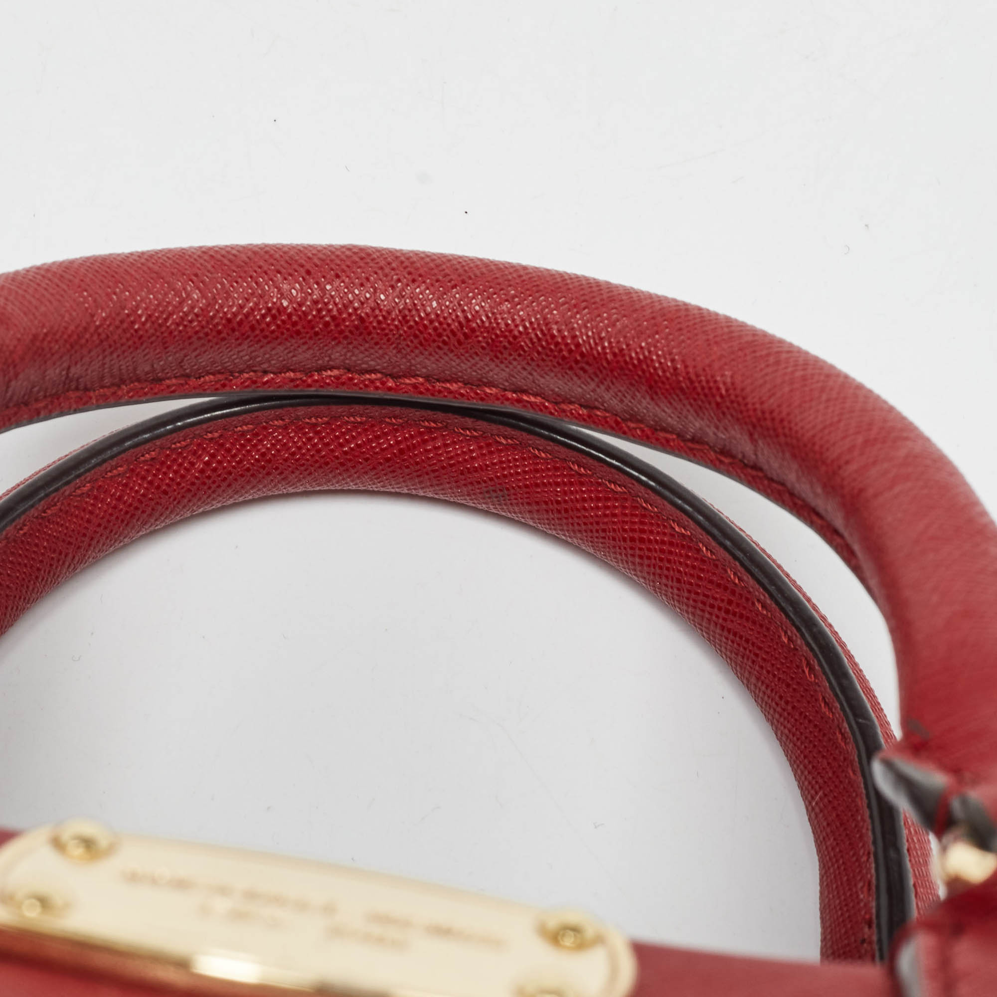 MICHAEL Michael Kors Red Leather Satchel