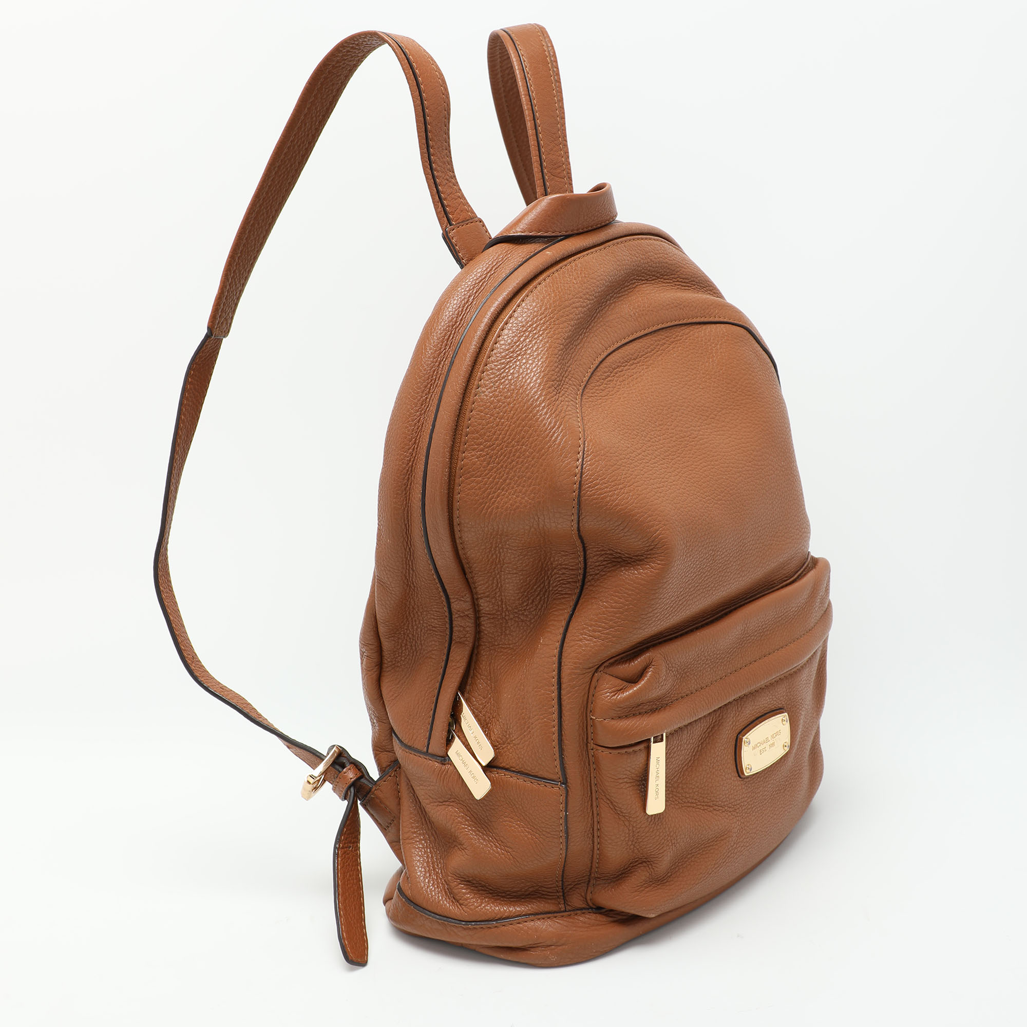 MICHAEL Michael Kors Brown Leather Backpack