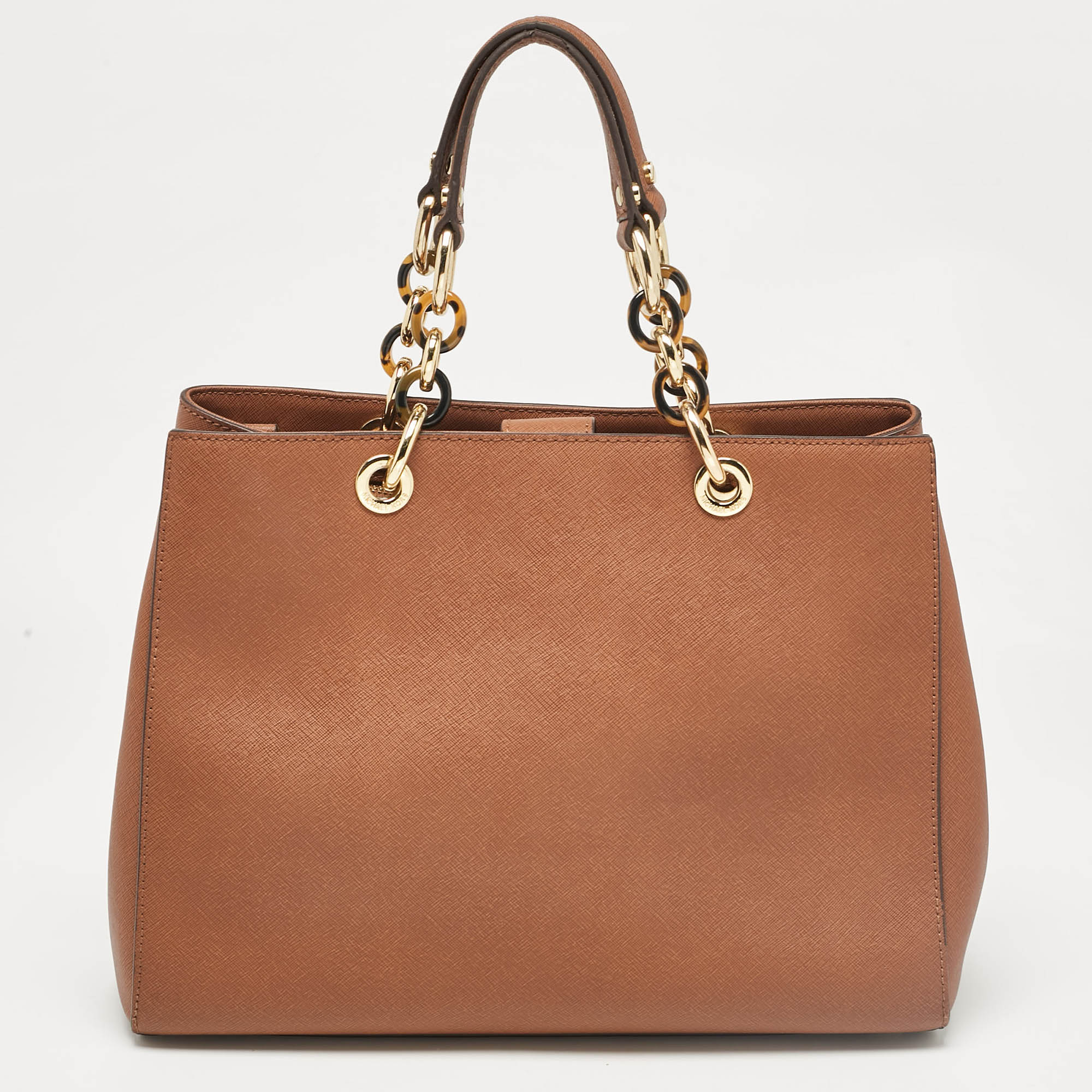 MICHAEL Michael Kors Brown Leather Large Cynthia Tote