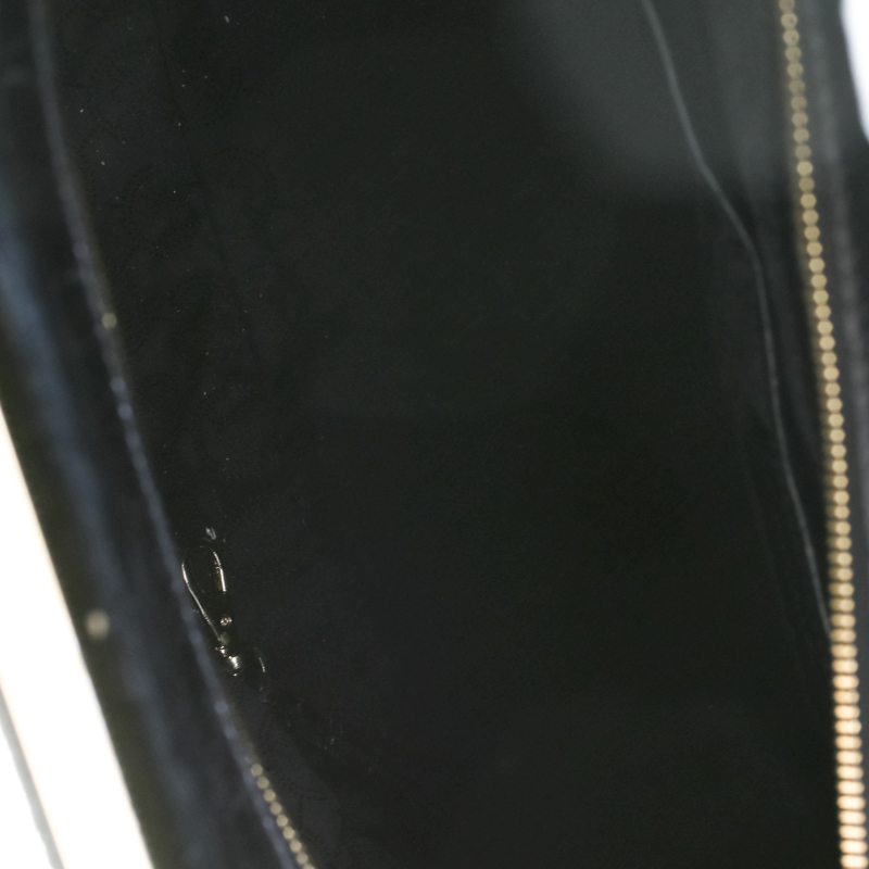 MICHAEL Michael Kors Black Calf Hair And Croc Embossed Leather Large Lana Tote