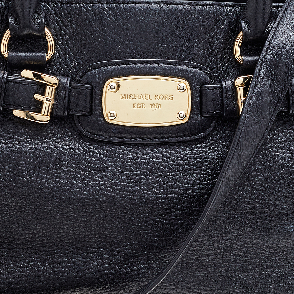 MICHAEL Michael Kors Black Leather Shoulder Bag