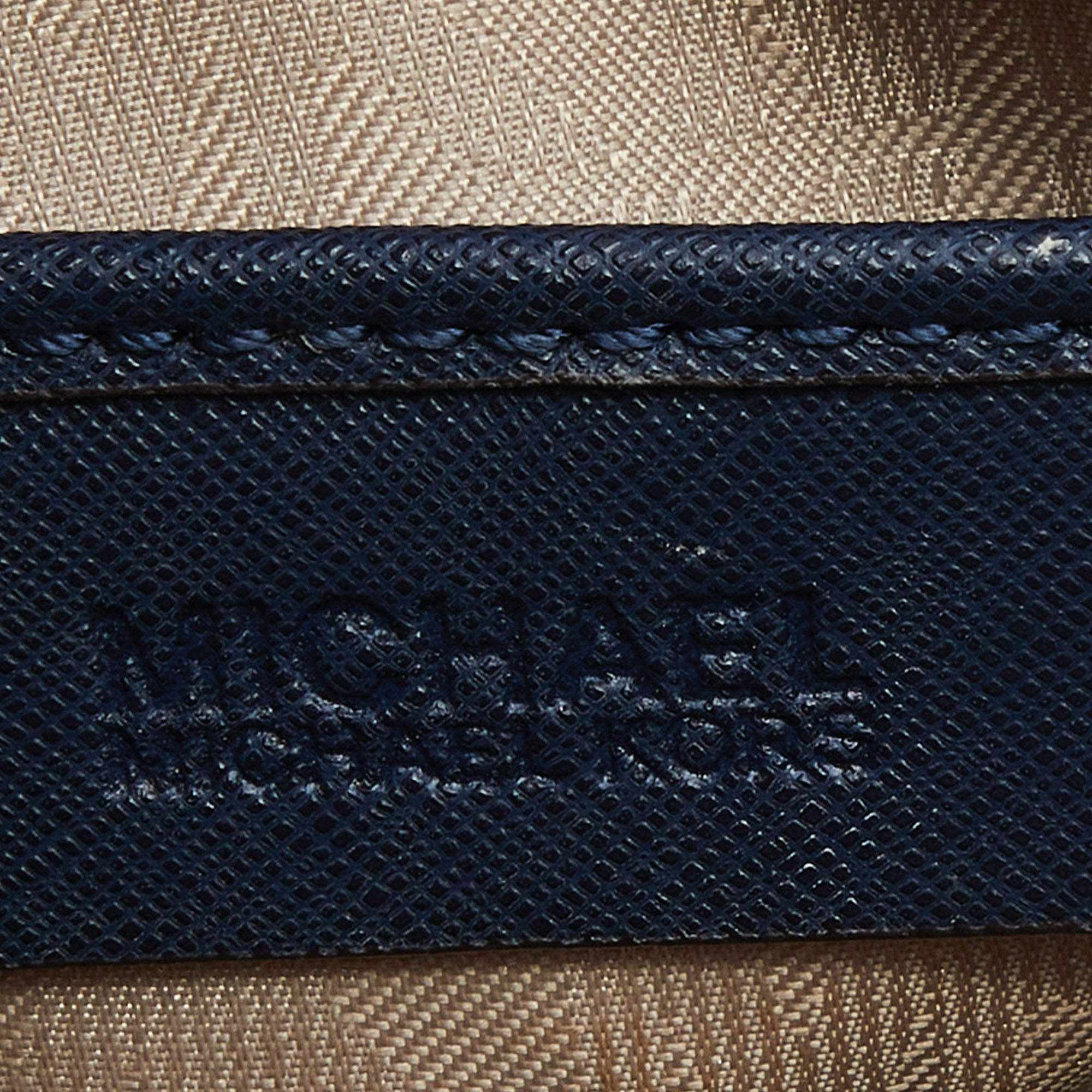 MICHAEL Michael Kors Blue Leather Mini Bridgette Tote