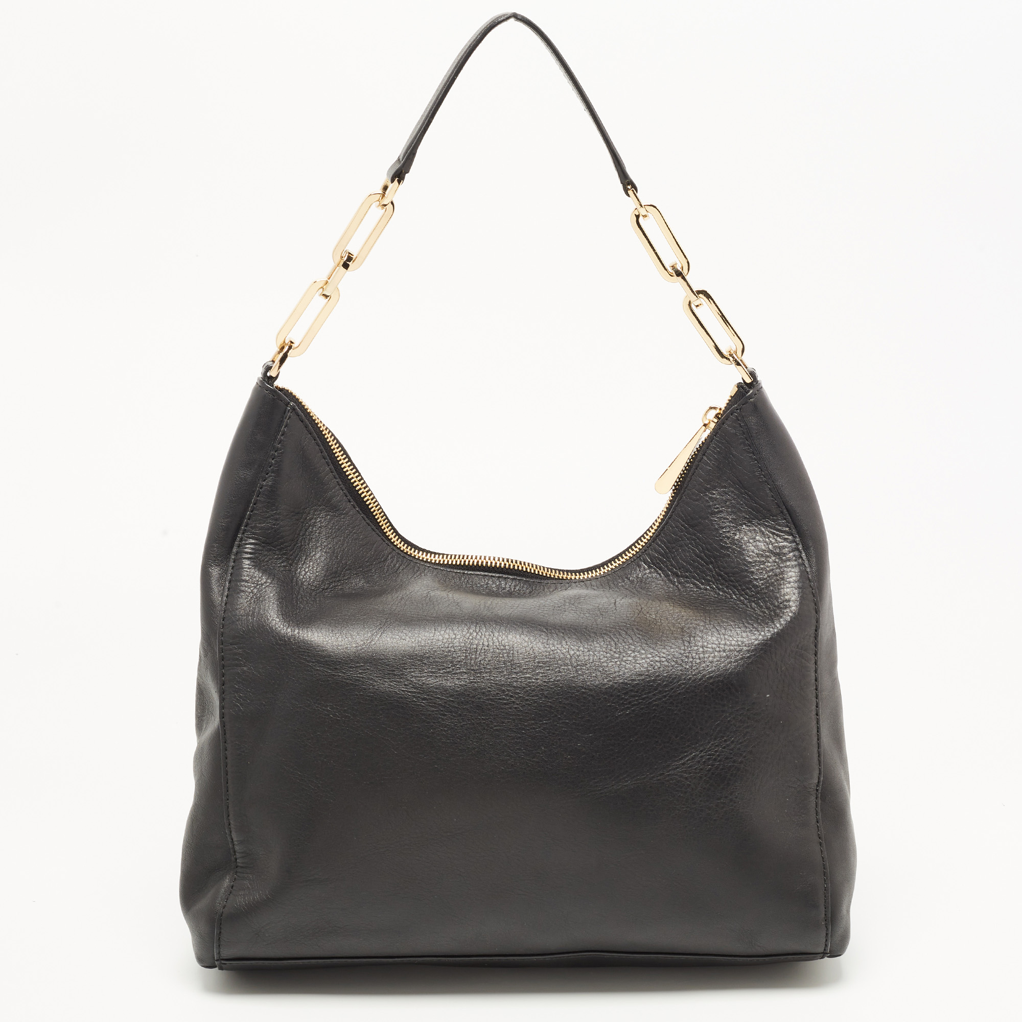 MICHAEL Michael Kors Black Leather Matilda Shoulder Bag